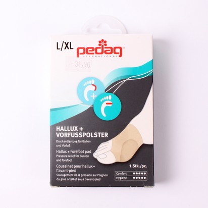 Pedag vaivasenluunsuoja päkiäpehmusteella Pedag vaivasenluunsuoja päkiäpehmusteella