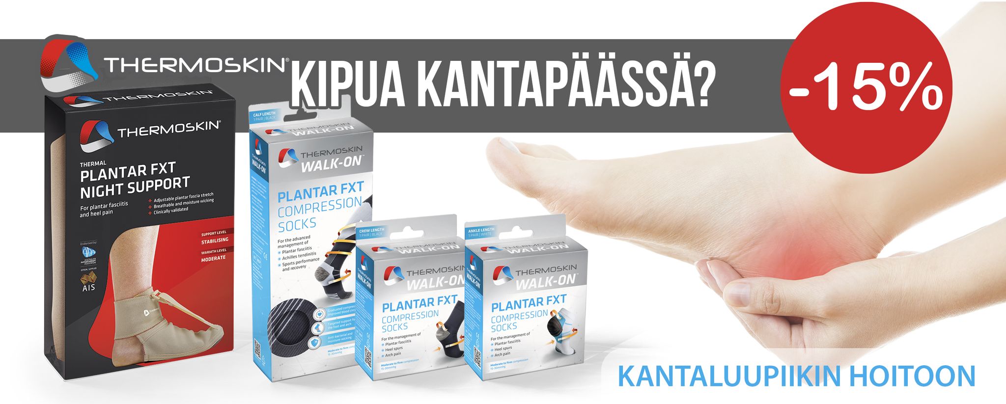 FXT tuotteet - kantaluupiikin hoitoon