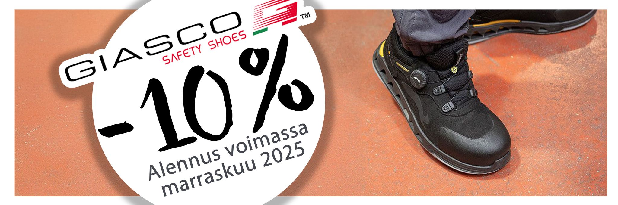 Giadco turvakengät - turvallisuutta arvostavalle