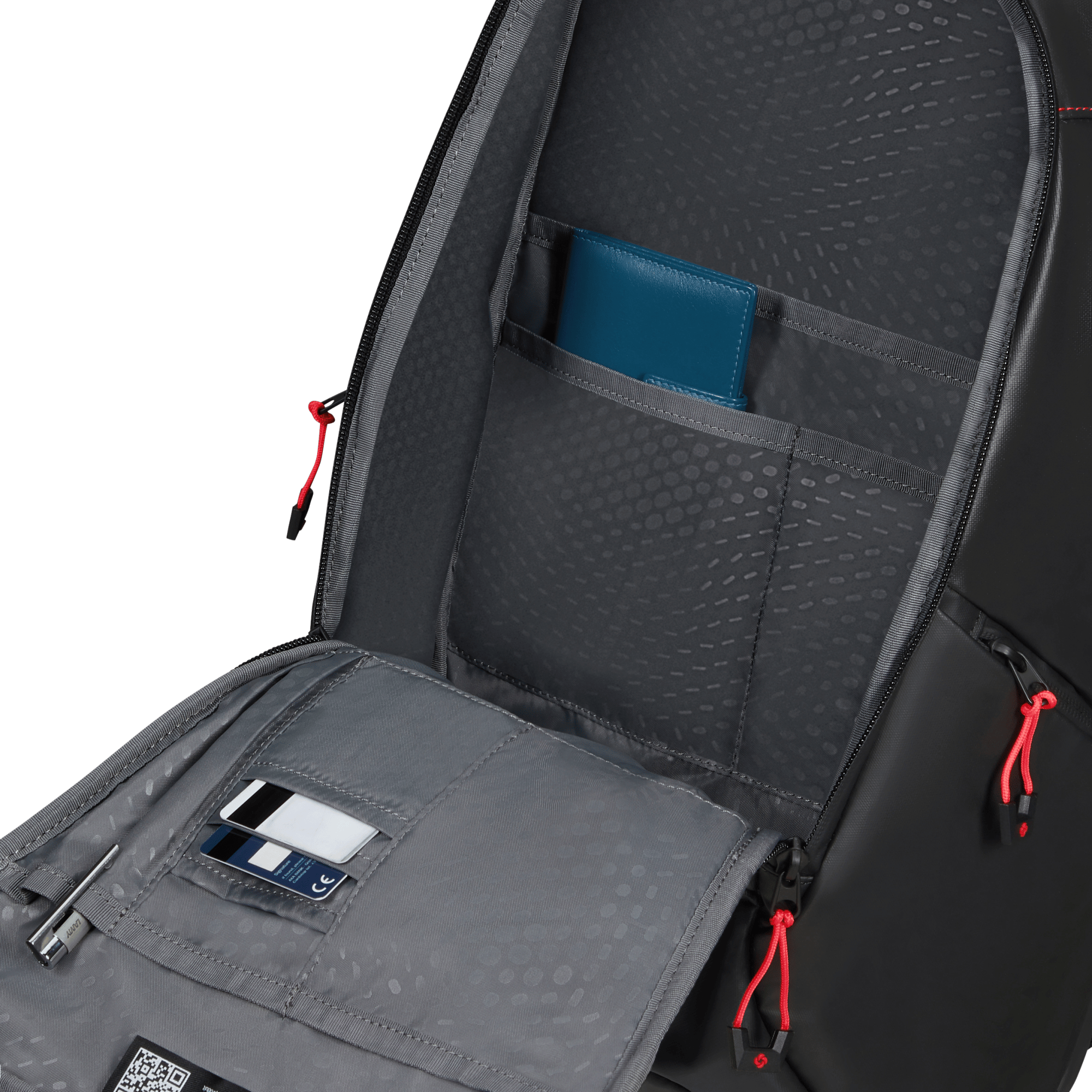 Ecodiver Ryggsekk M USB - Svart
