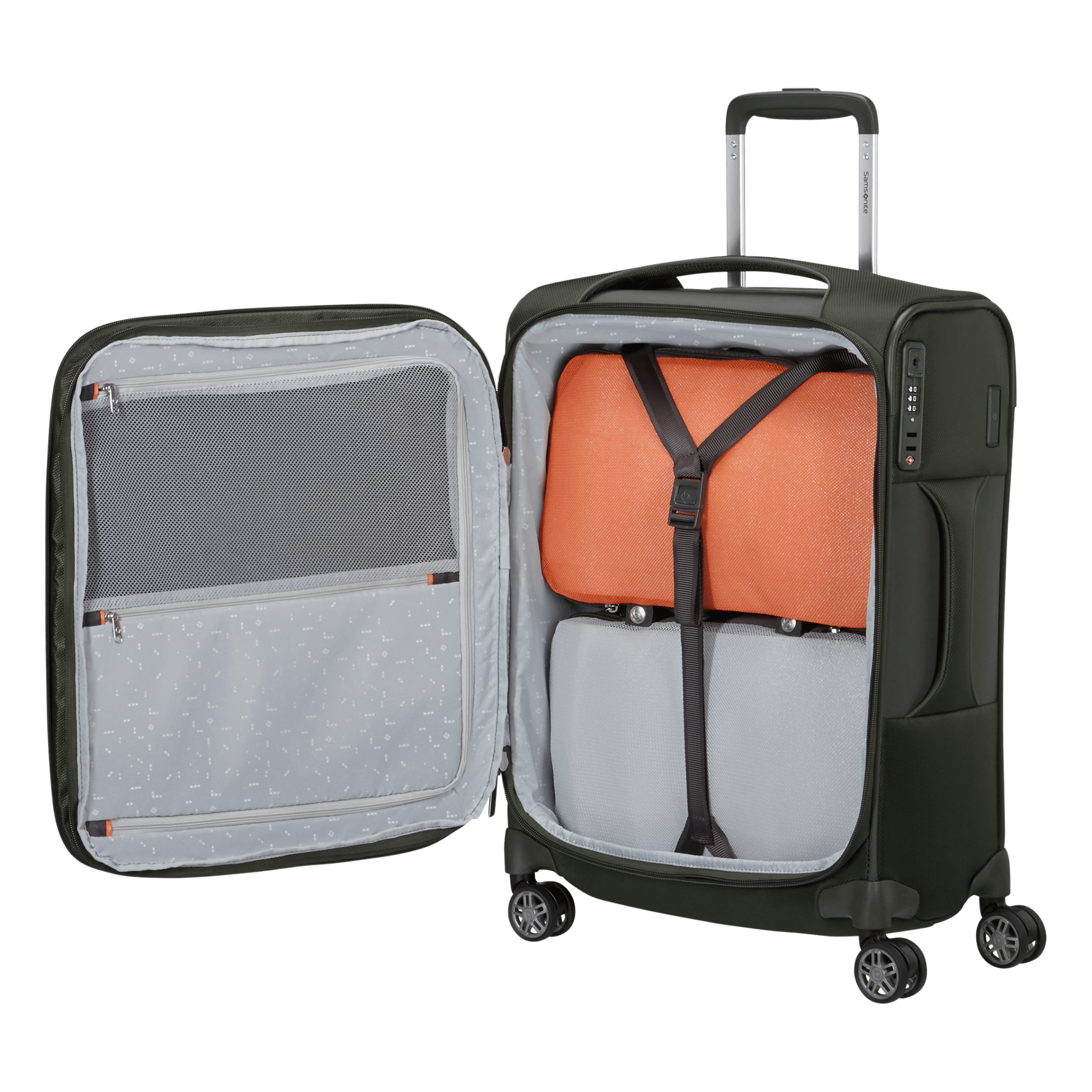 Re-Lite Kabinkoffert 4 hjul 55/20 Utvidbar - Climbing Ivy