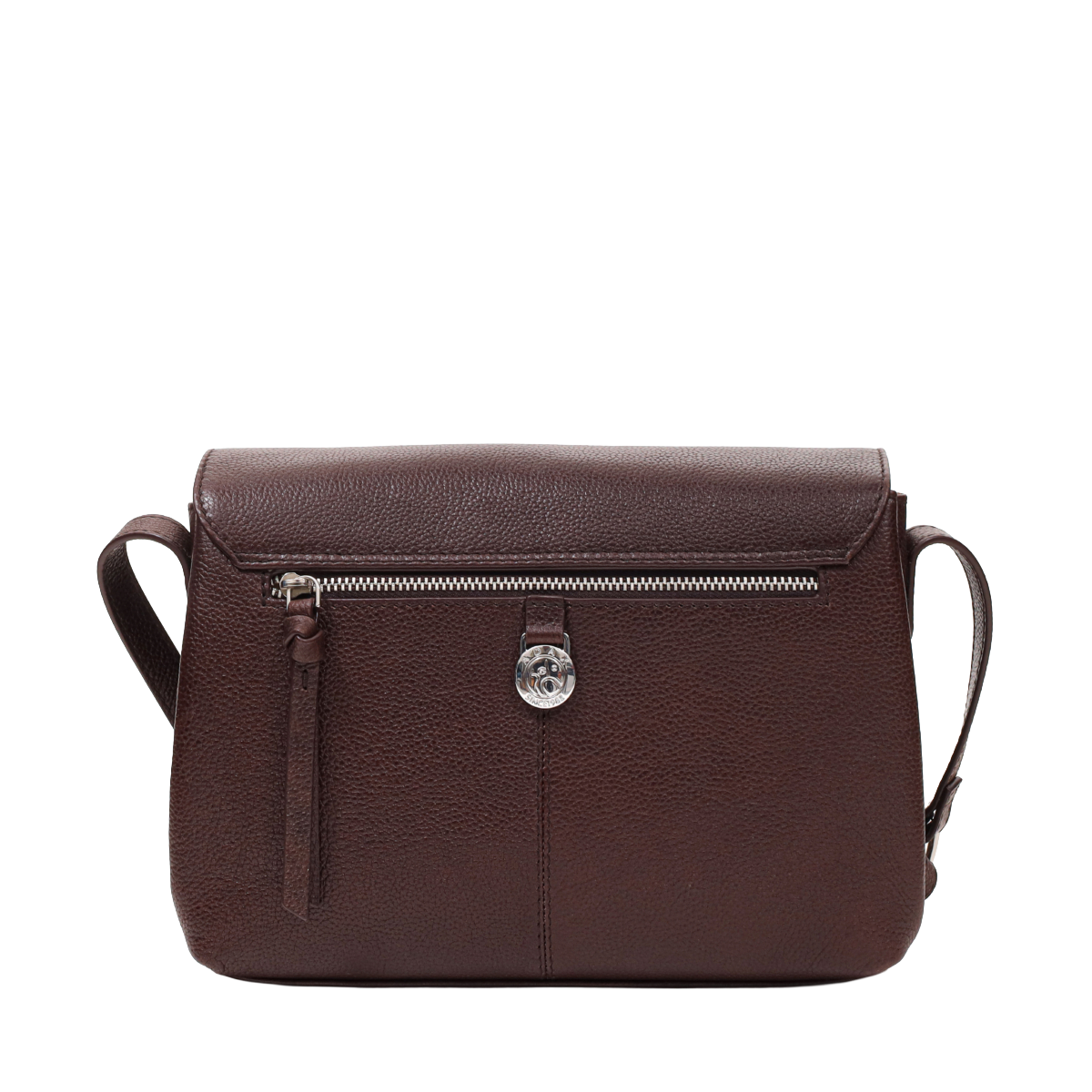 Riva Sabina crossobody-veske skinn - Mørk brun