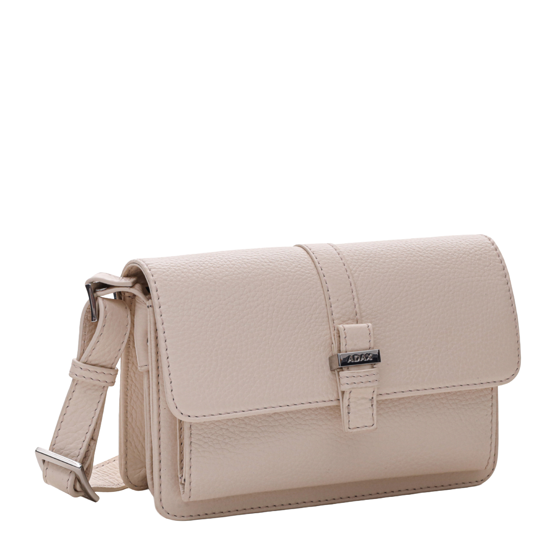 Zara Cormorano crossbody-veske med spenne - Offwhite