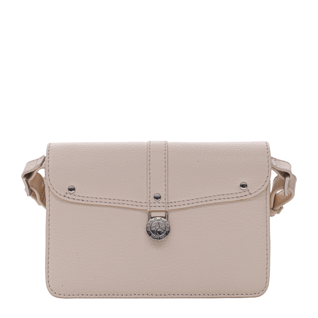 Zara Cormorano crossbody-veske med spenne - Offwhite