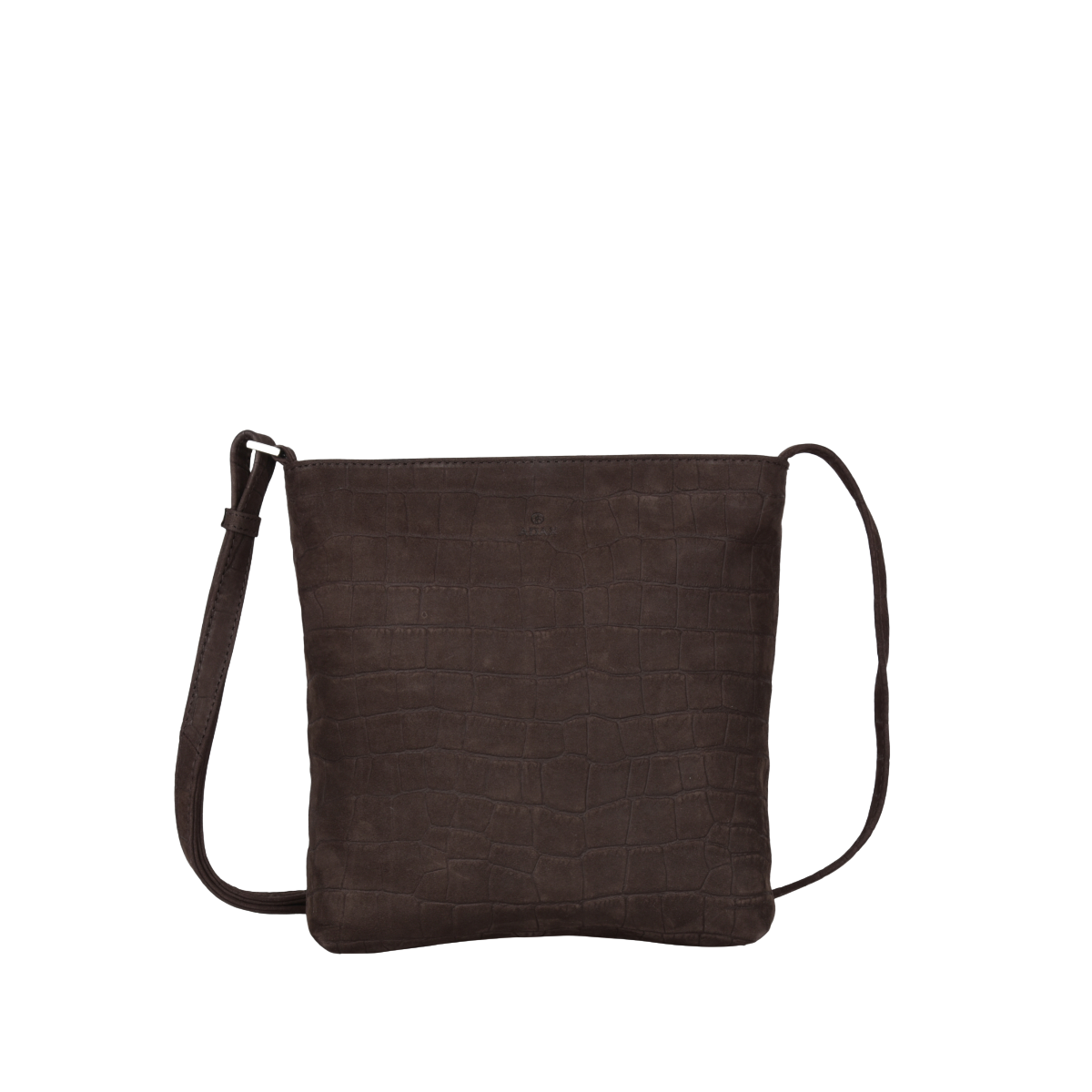 Capri Beatrice skulderveske skinn - Chocolate