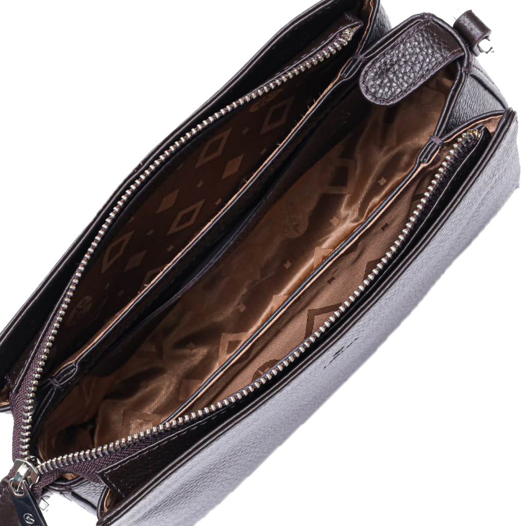 Cormorano shoulder bag Dea - Mørk brun