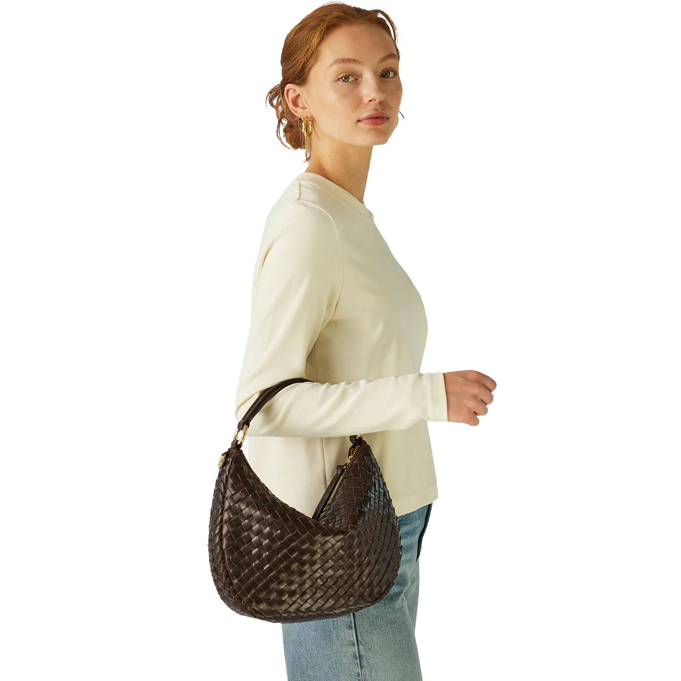 Salerno shoulder bag Marlin - Mørk brun