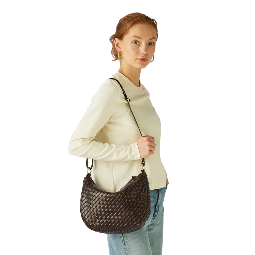 Salerno shoulder bag Marlin - Mørk brun