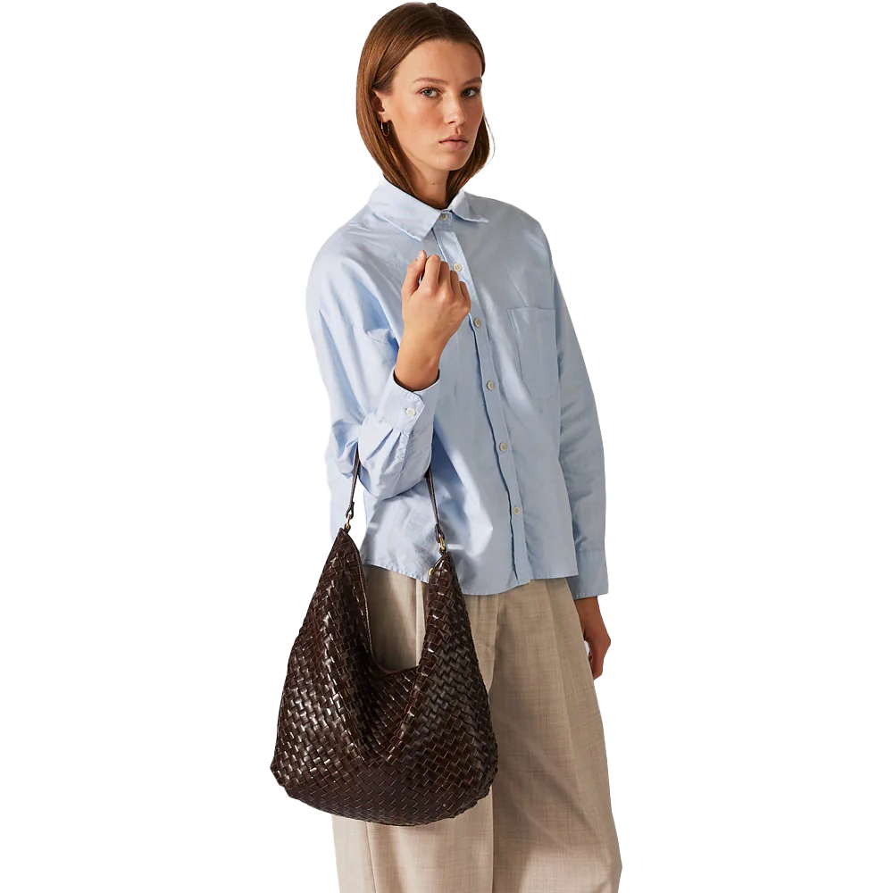 Salerno shoulder bag Mindy - Mørk brun