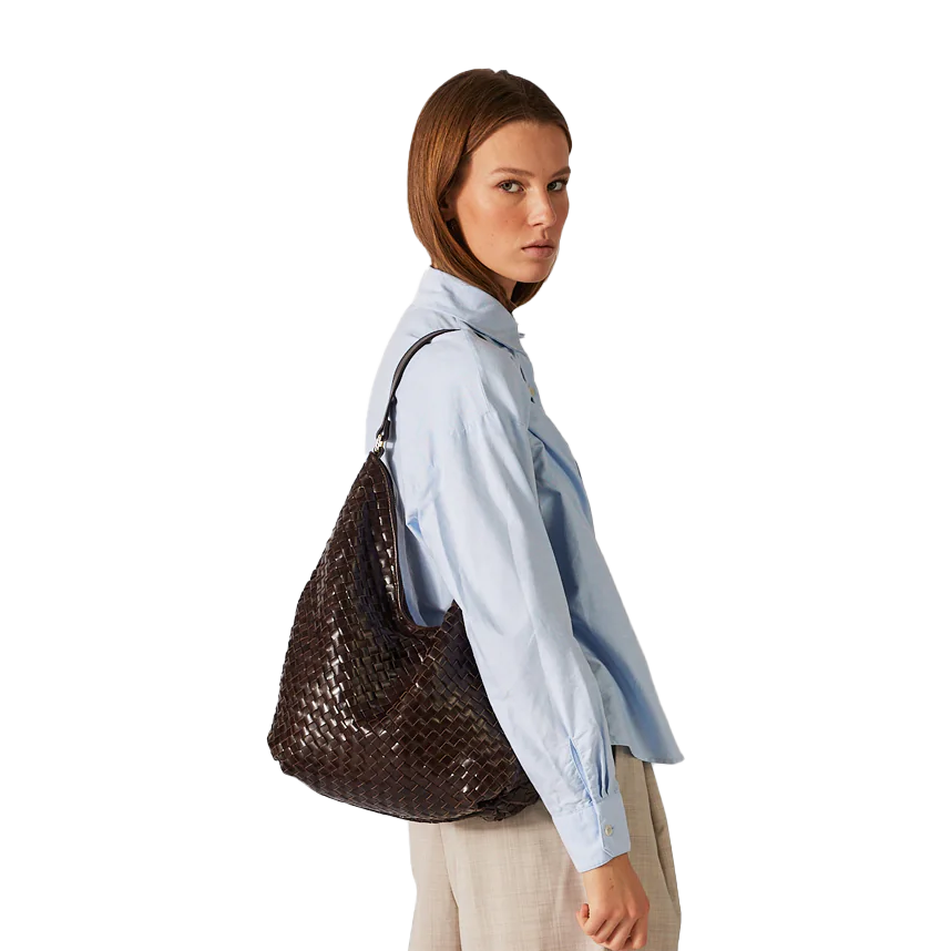 Salerno shoulder bag Mindy - Mørk brun