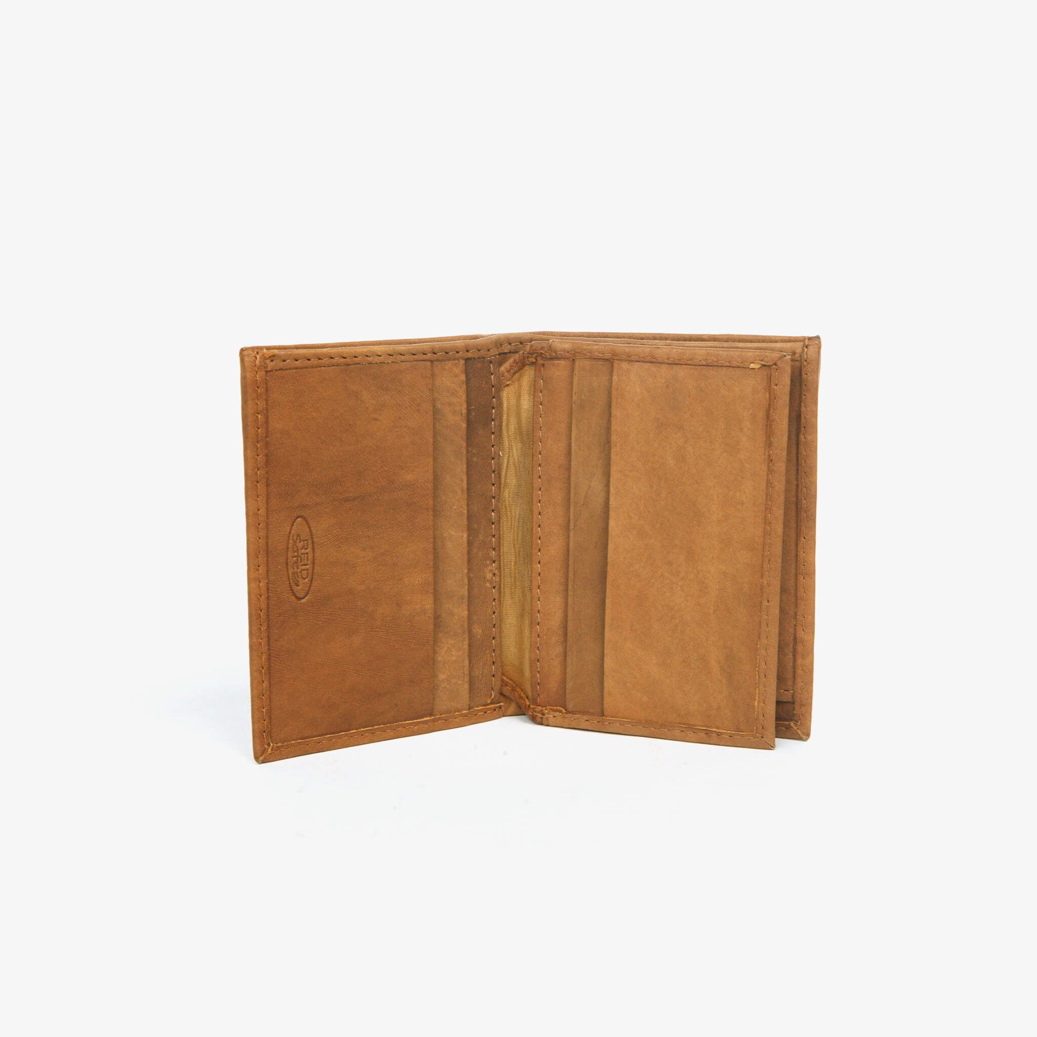 Lommebok skinn - Cognac
