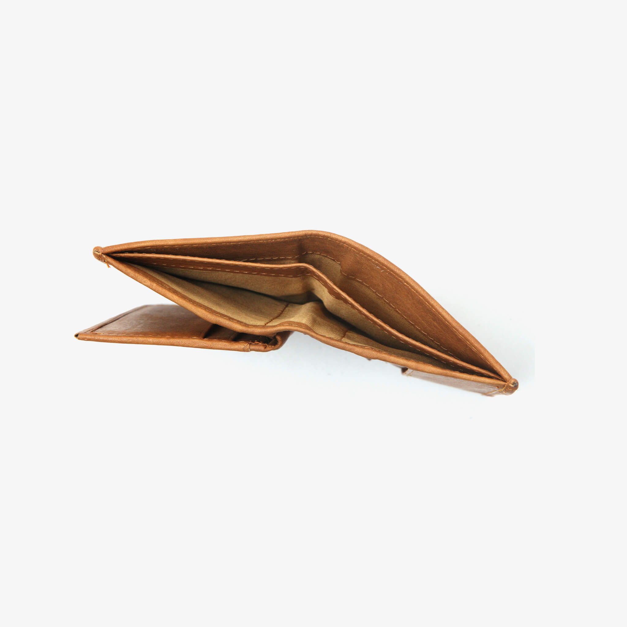Lommebok skinn - Cognac