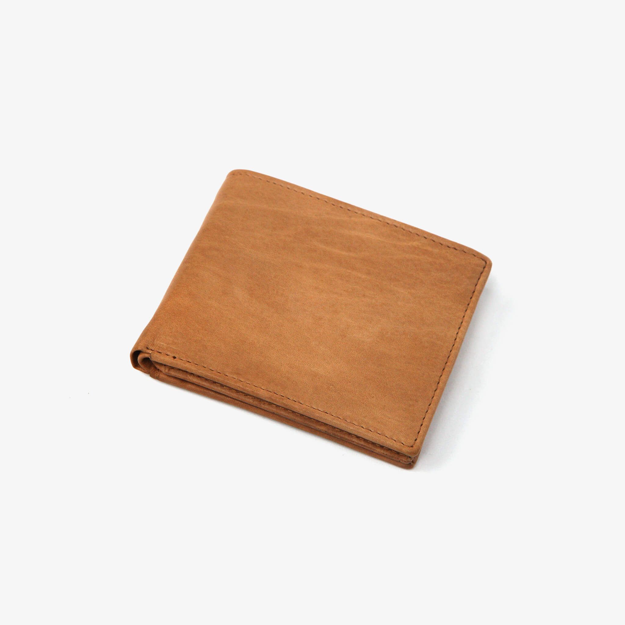 Lommebok liten skinn - Cognac
