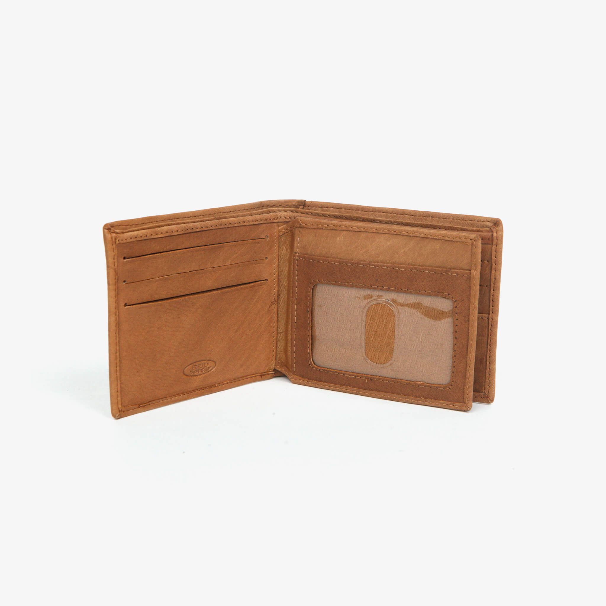 Lommebok liten skinn - Cognac