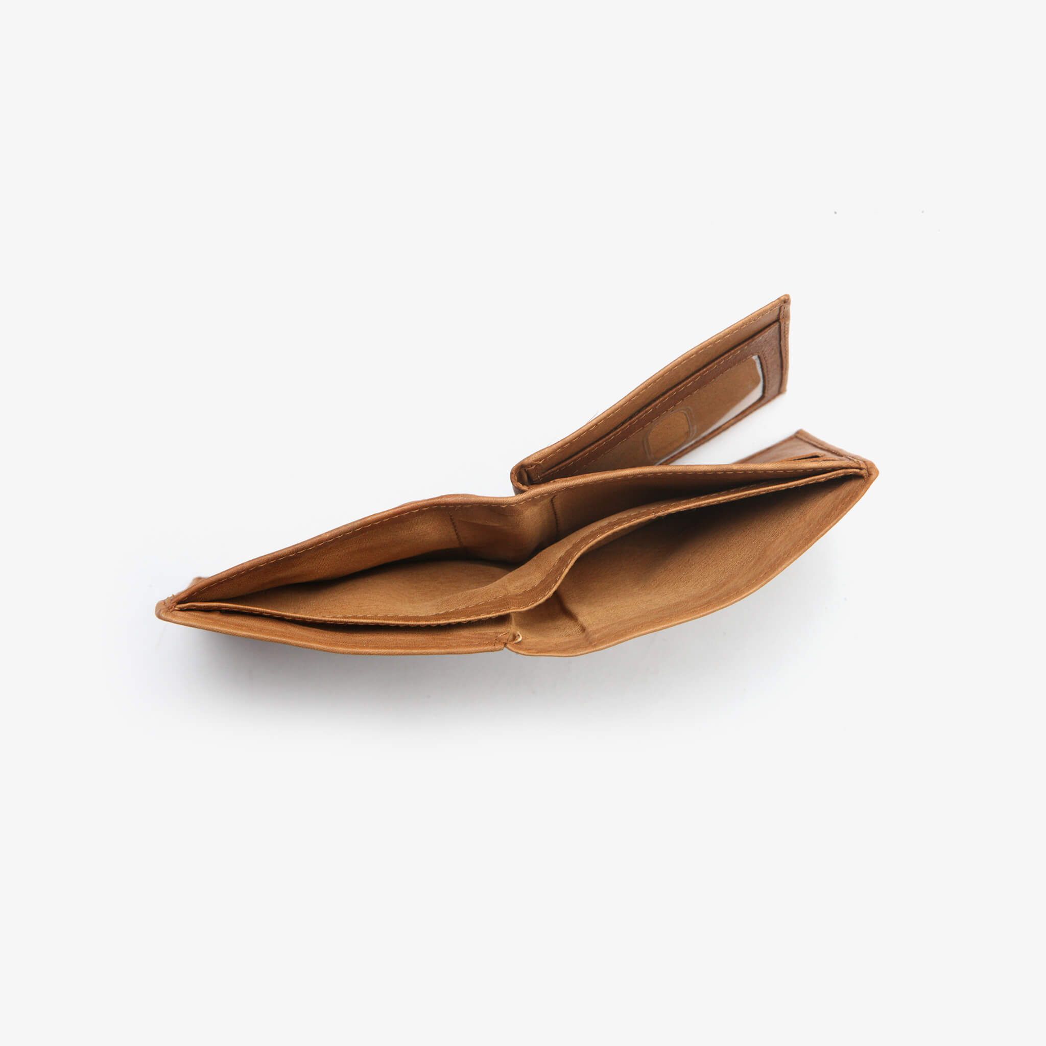 Lommebok liten skinn - Cognac
