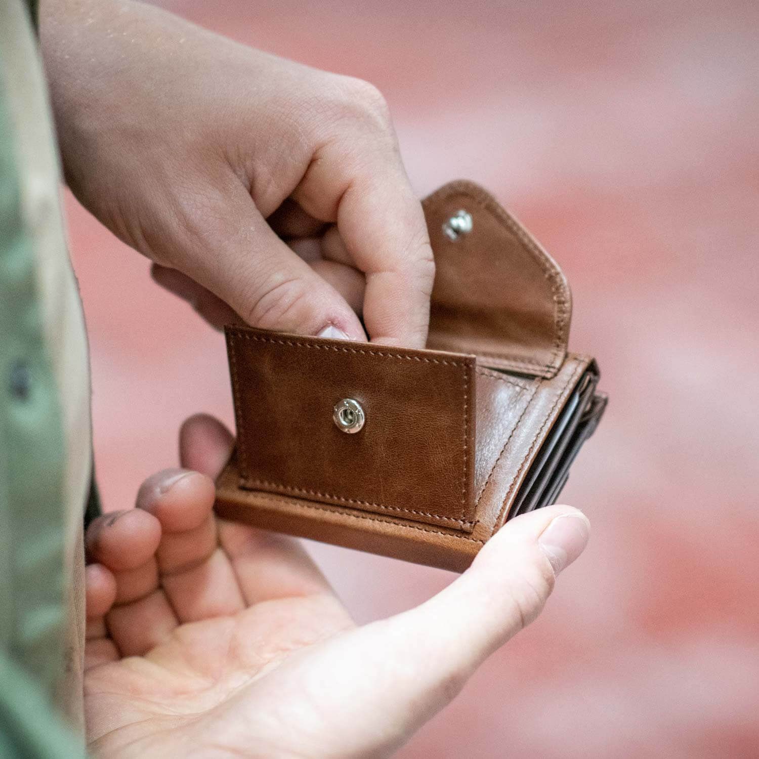 Multiwallet, RFID blokk lommebok - Hazelnut