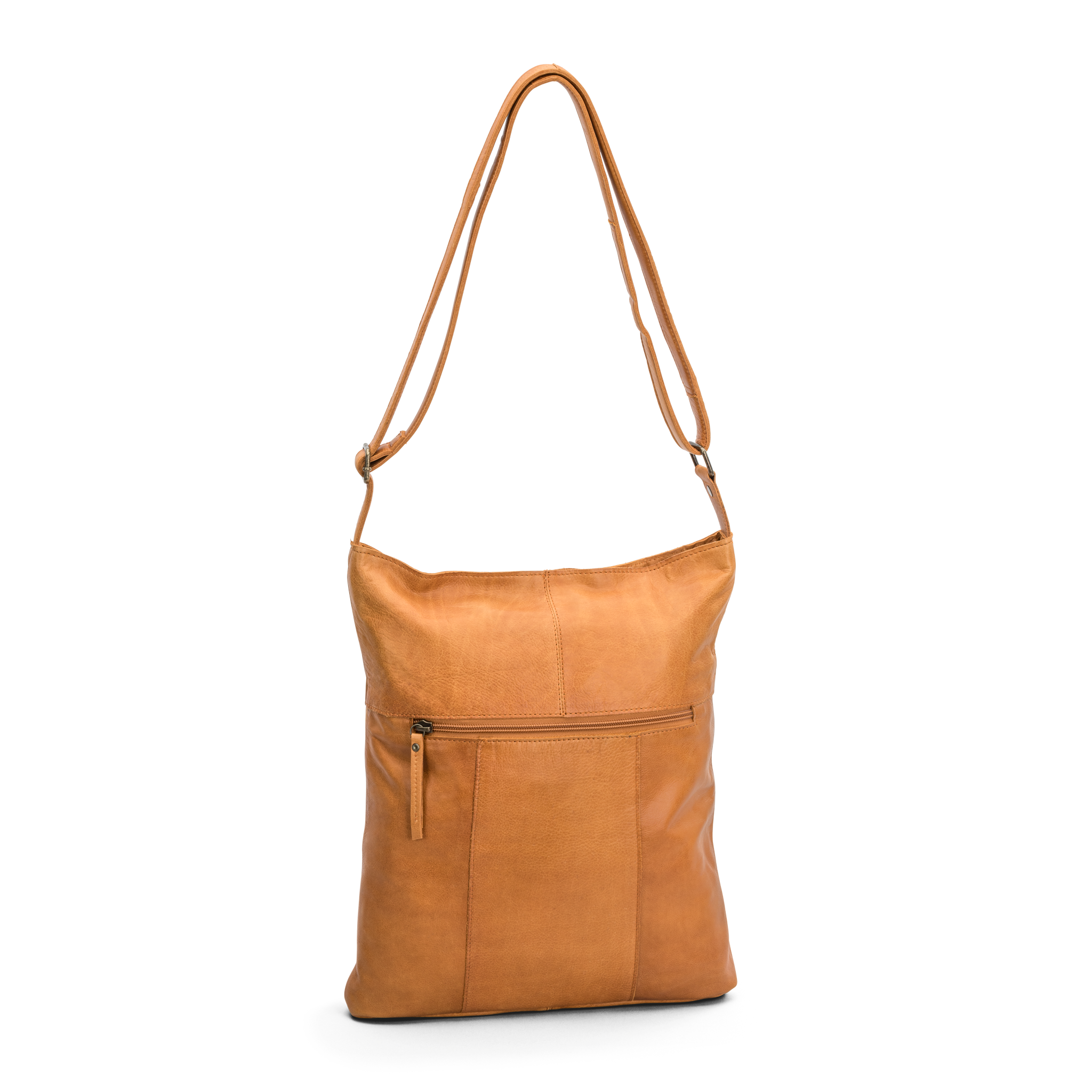 Veske Crossbody skinn - Cognac