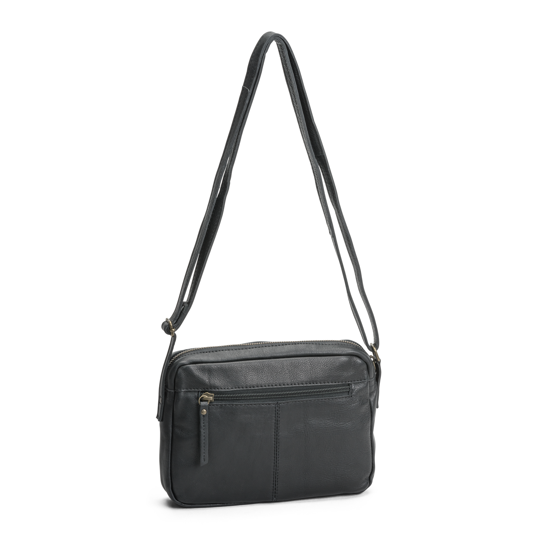 Skulderveske Crossbody skinn - Svart
