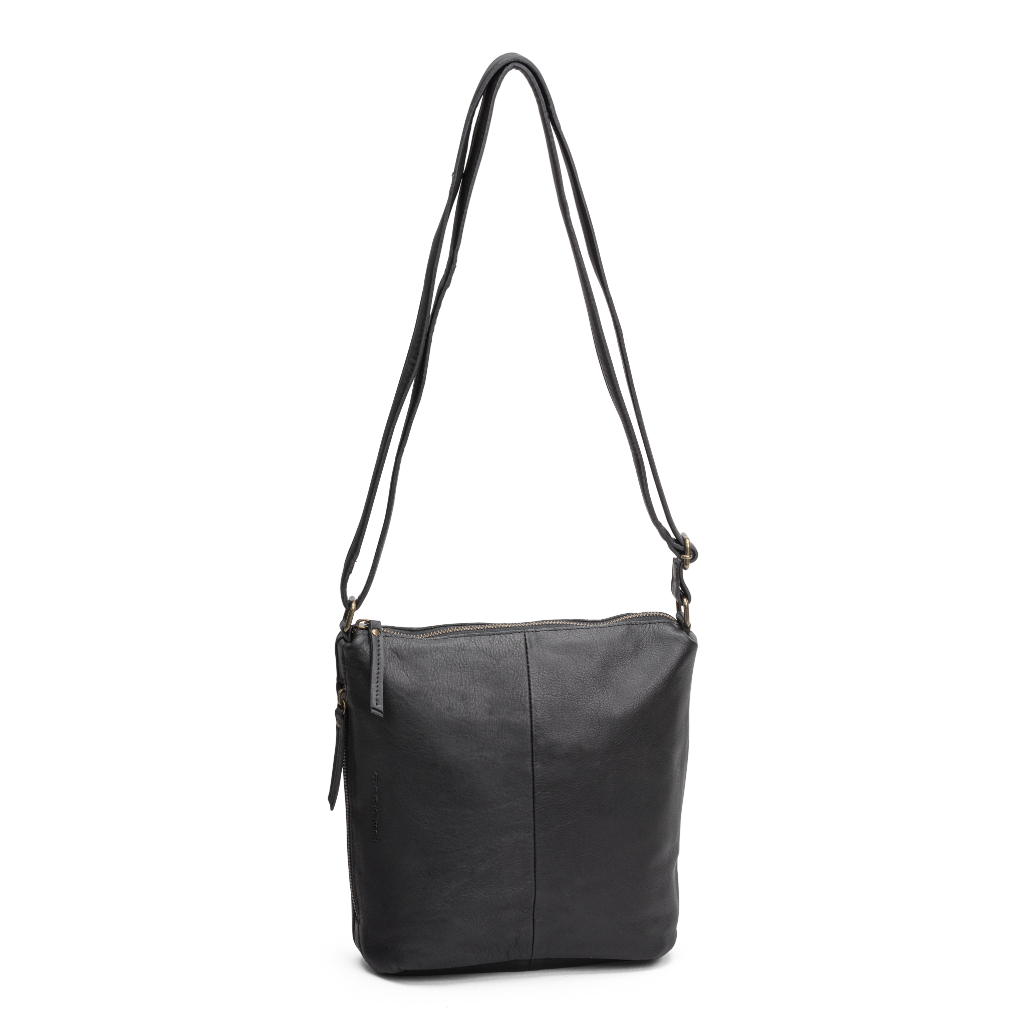Skulderveske Crossbody skinn - Svart