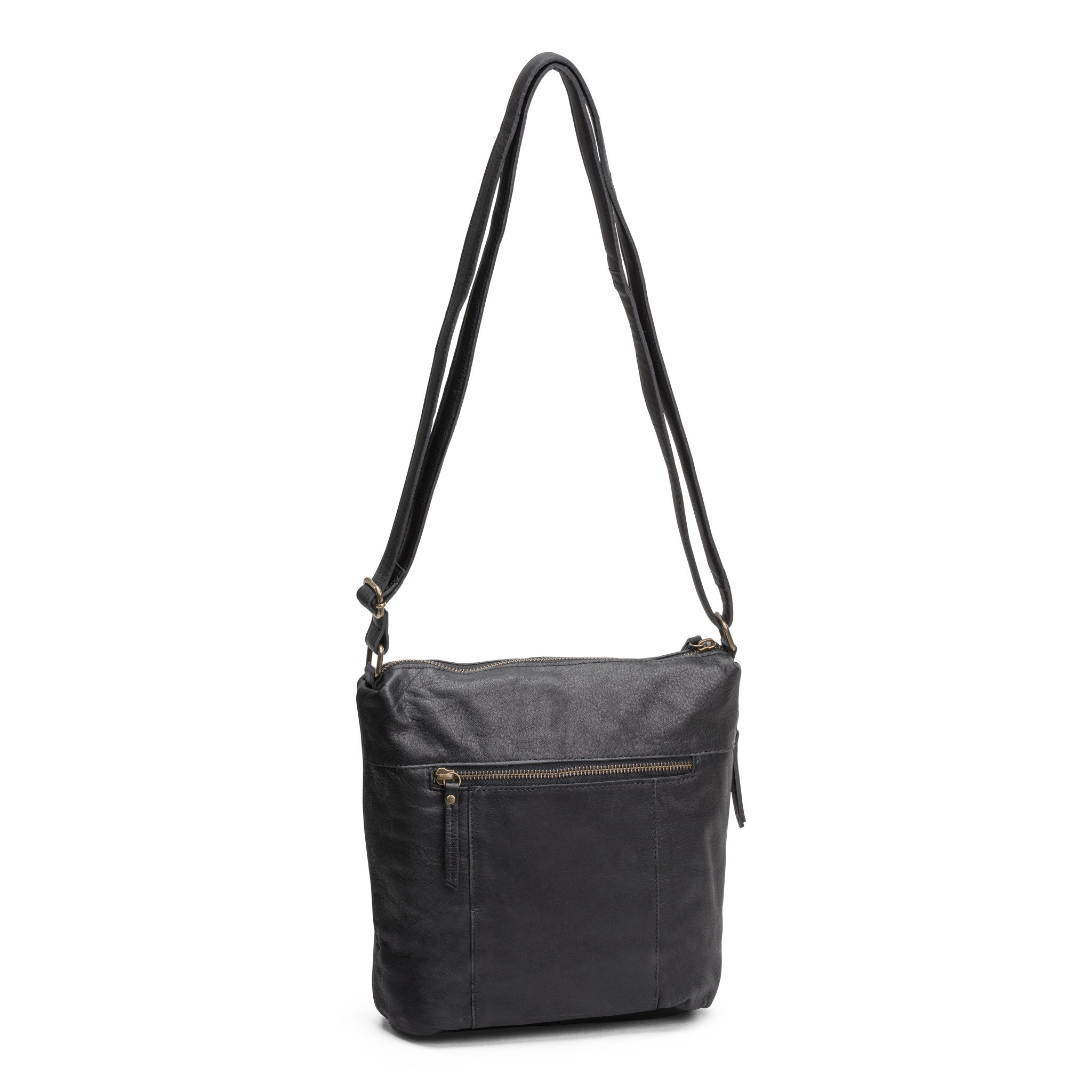 Skulderveske Crossbody skinn - Svart