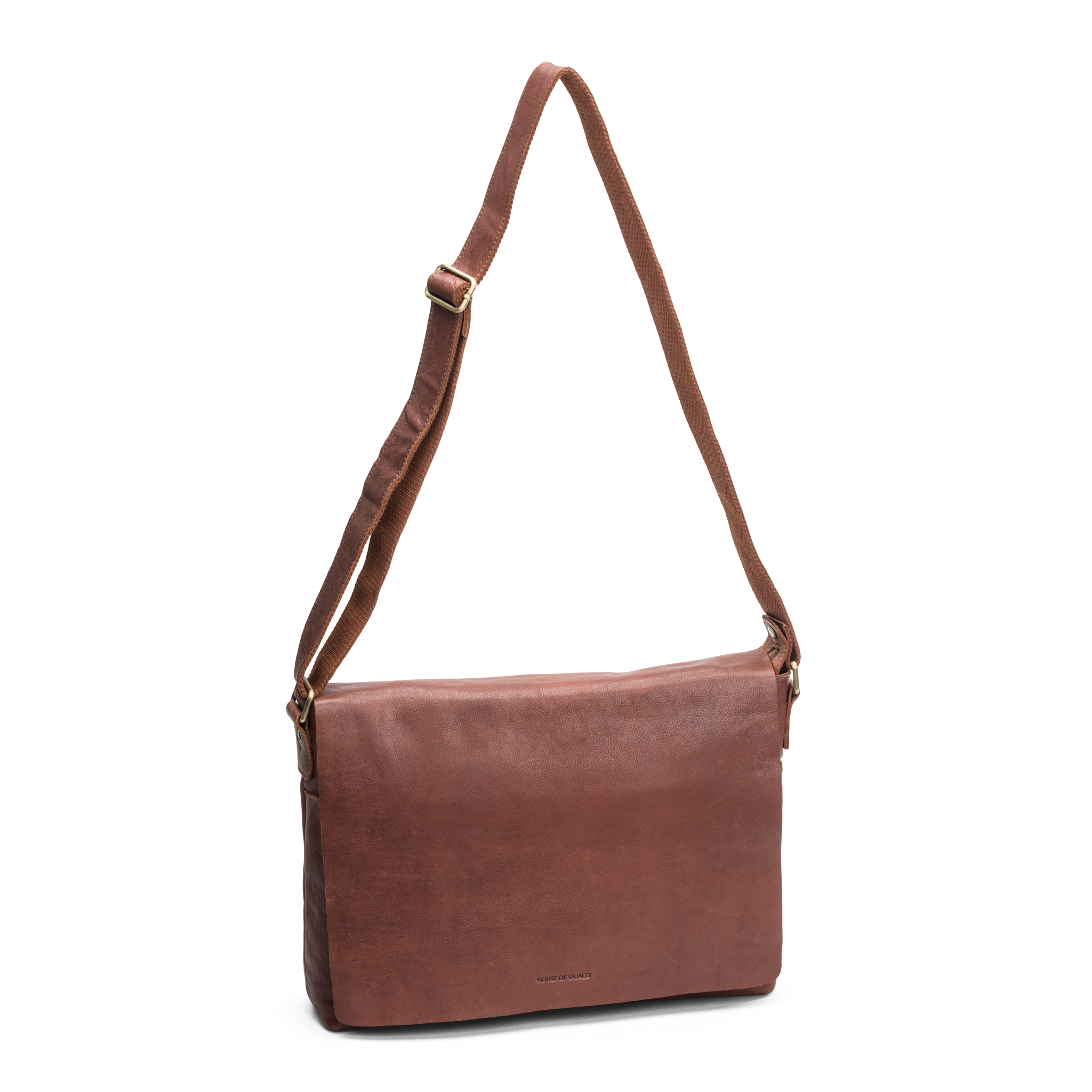 Oxford PC-veske messenger modell, 16" - Cognac