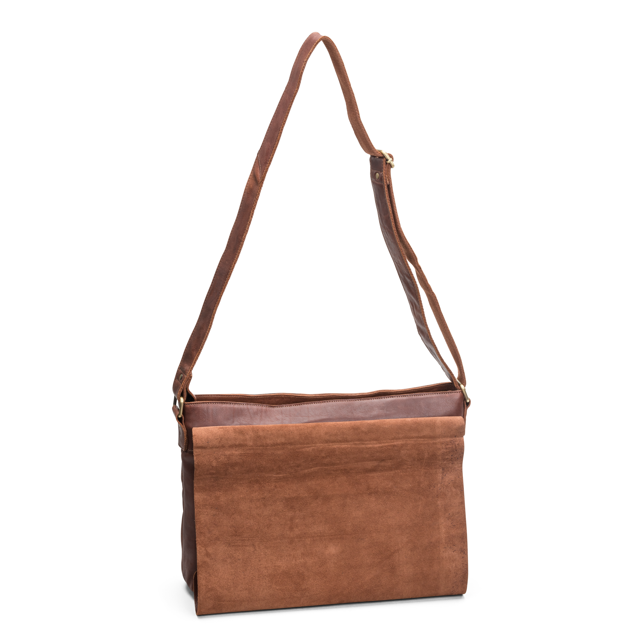 Oxford PC-veske messenger modell, 16" - Cognac