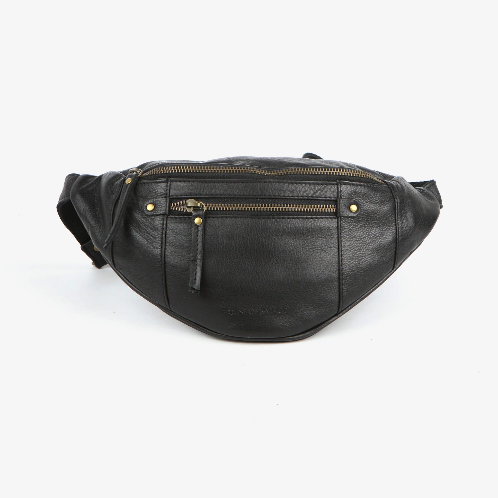 Midjeveske Bum Bag skinn - Svart