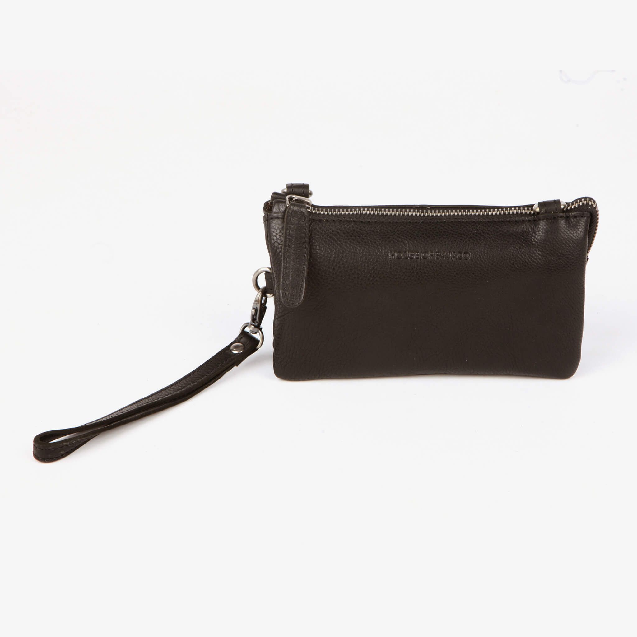 Veske Clutch Small skinn - Brun