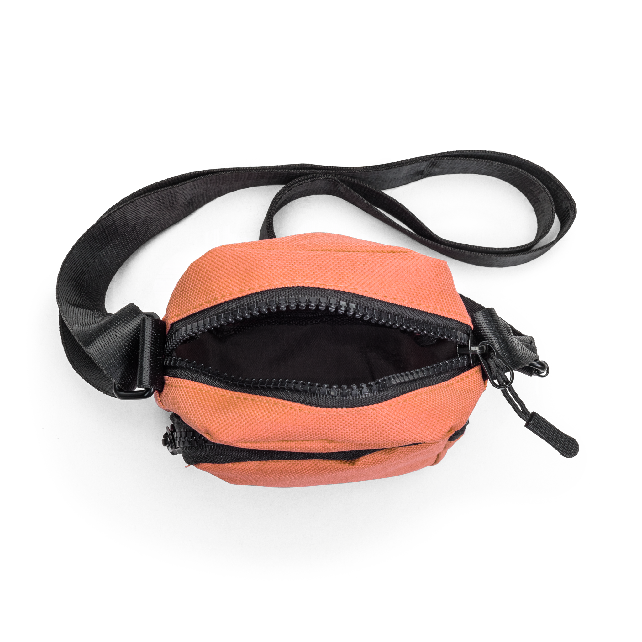 Skulderveske i crossbody-modell - Oransje