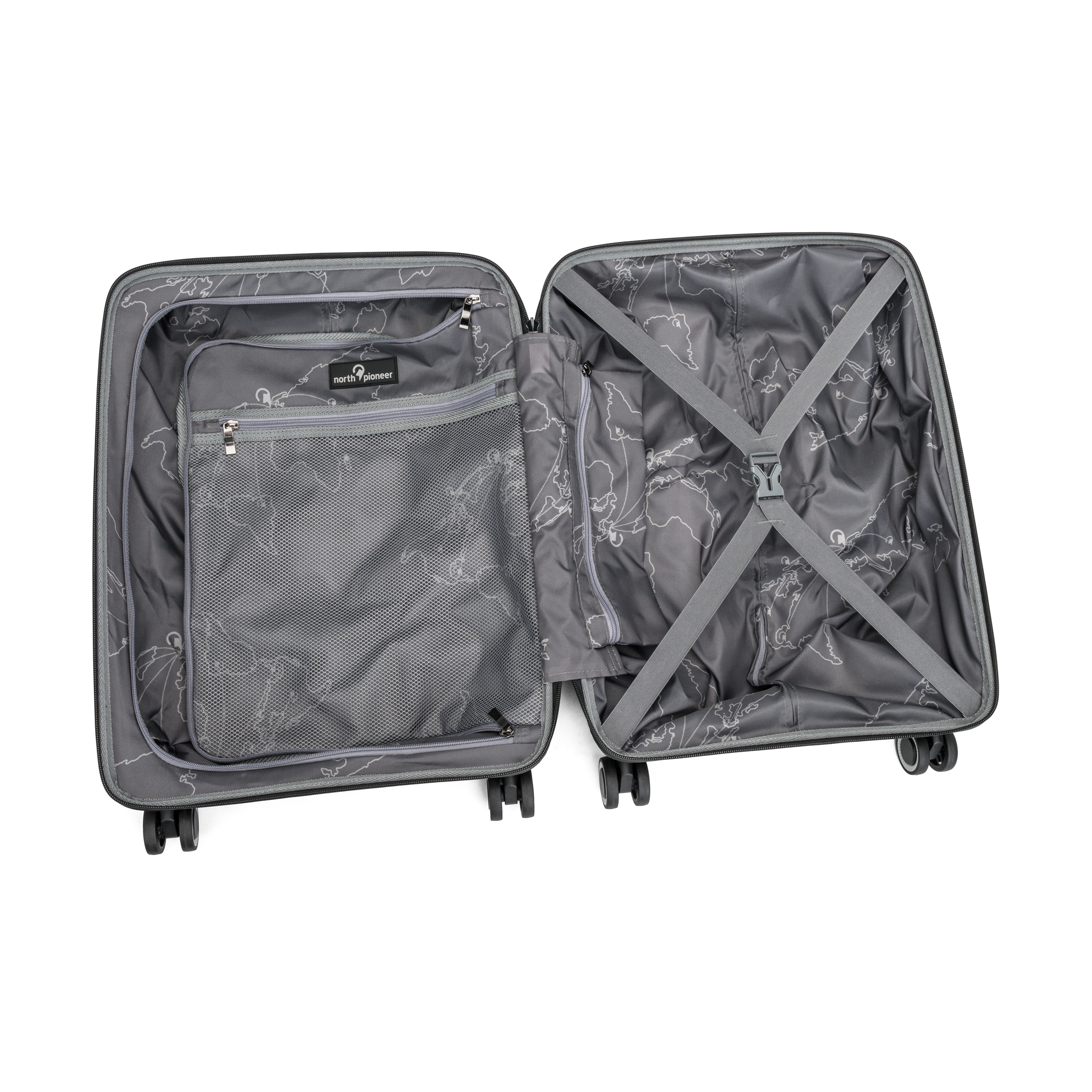 Oslo Kabinkoffert 4 hjul, 55 cm, 37 L - Ocean blue