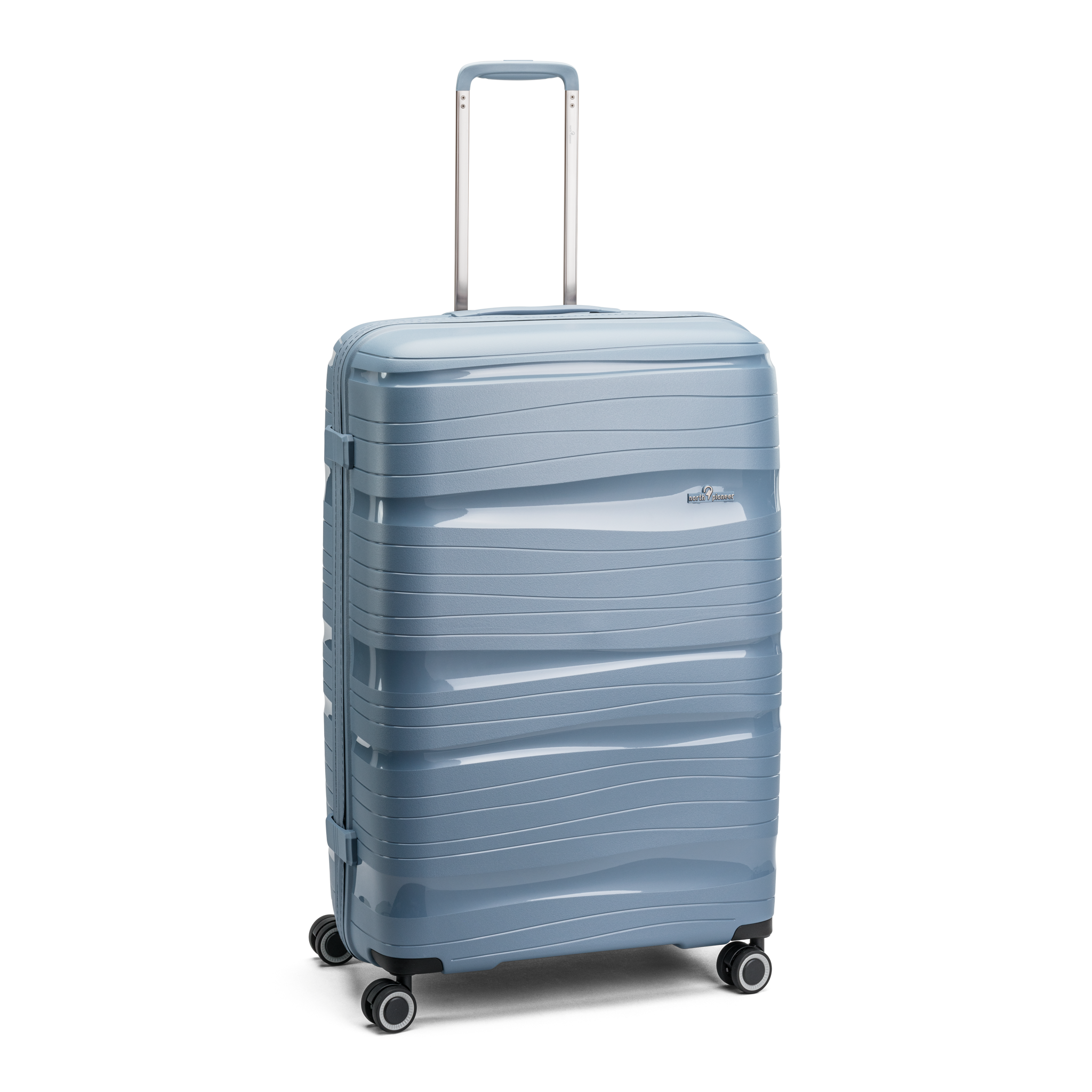 Oslo Koffert Stor, 4 hjul, 77 cm, 102L - Ocean blue