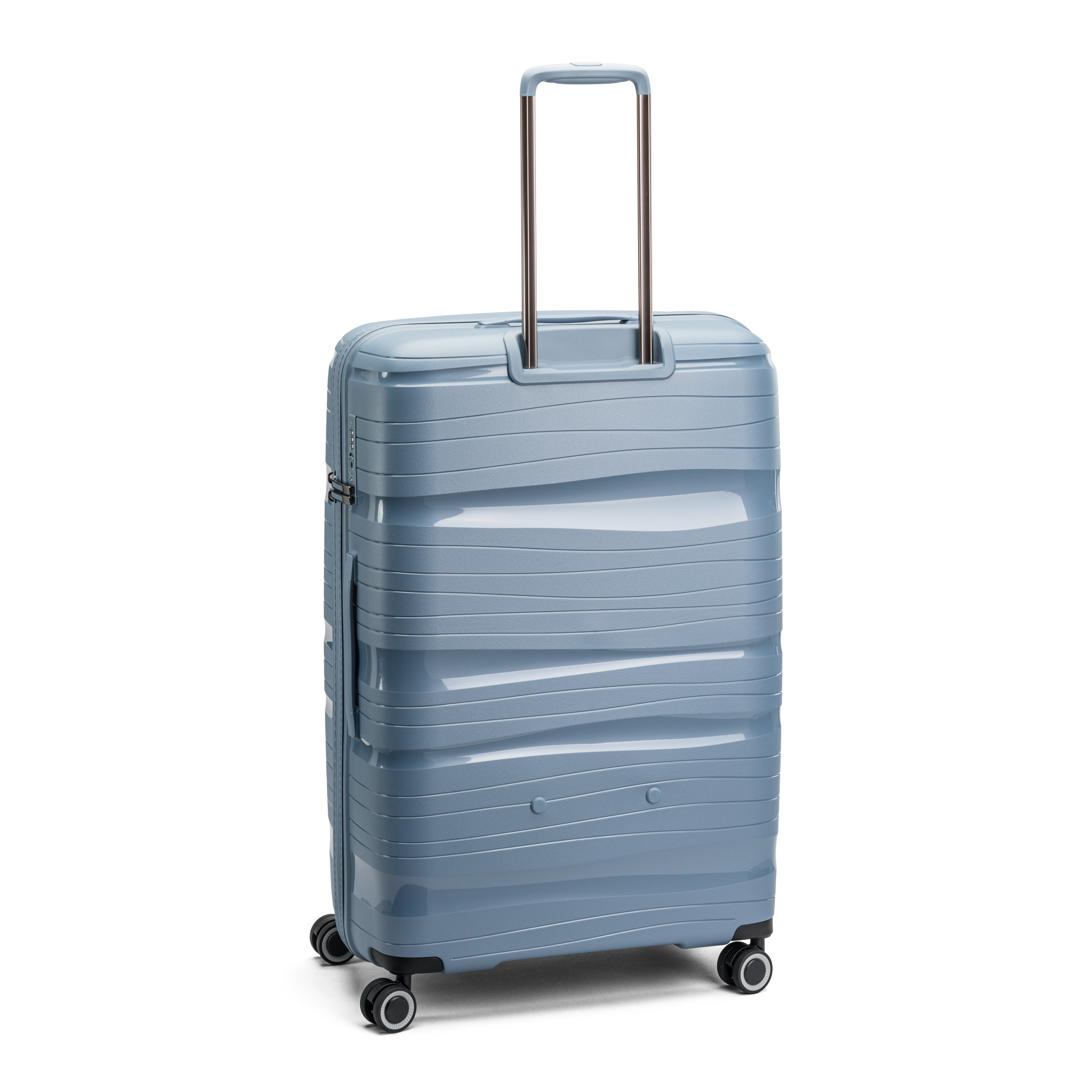 Oslo Koffert Stor, 4 hjul, 77 cm, 102L - Ocean blue