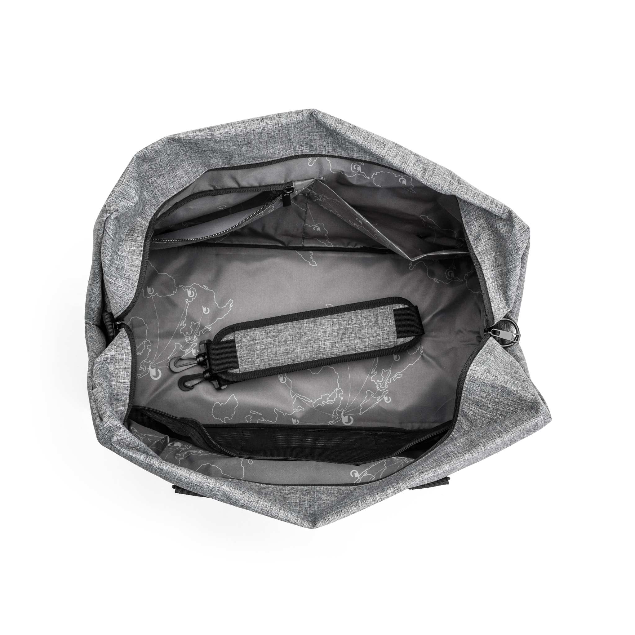 Flight weekendbag - Grå