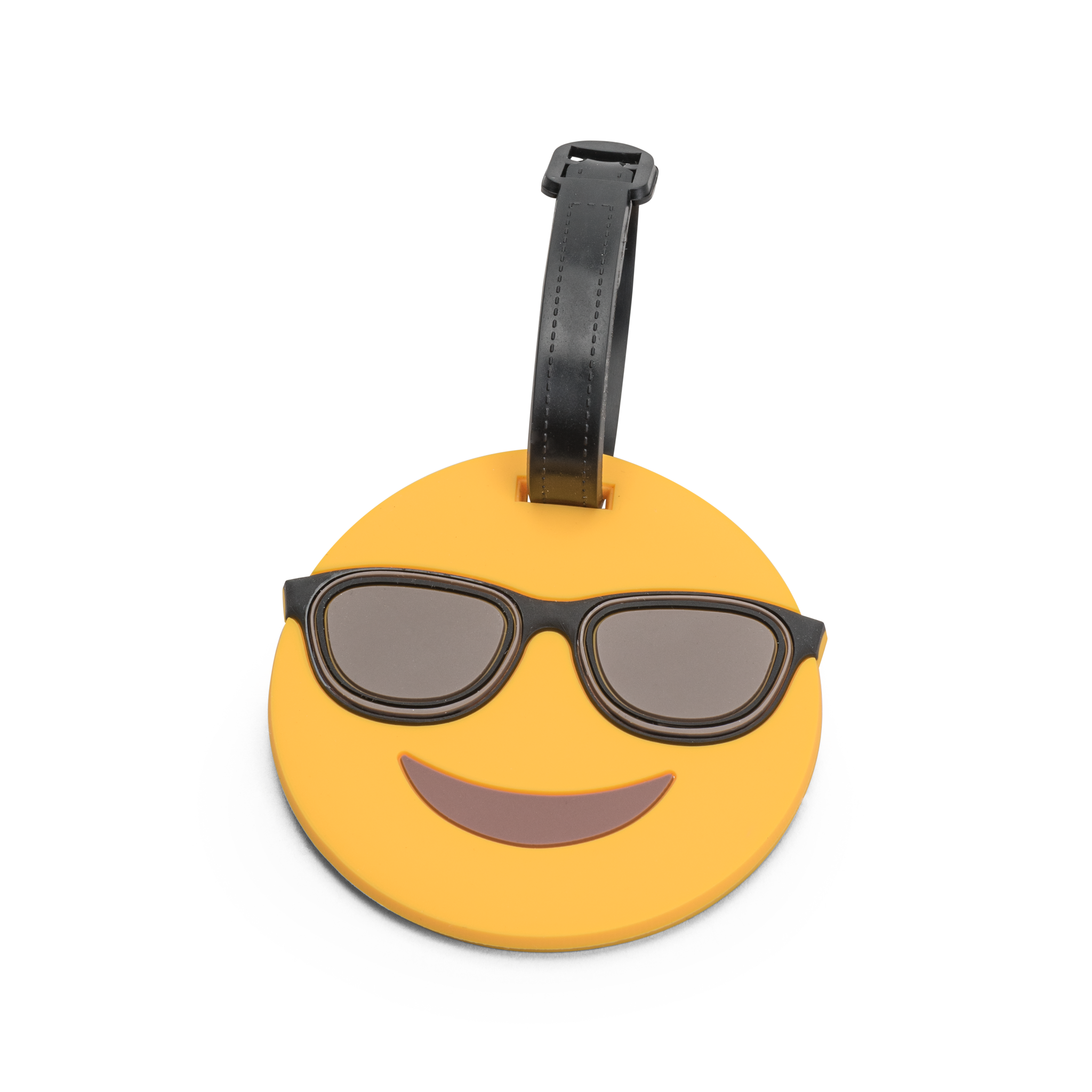 Bagasje merkelappe EMOJI SUNGLASSES - Gul