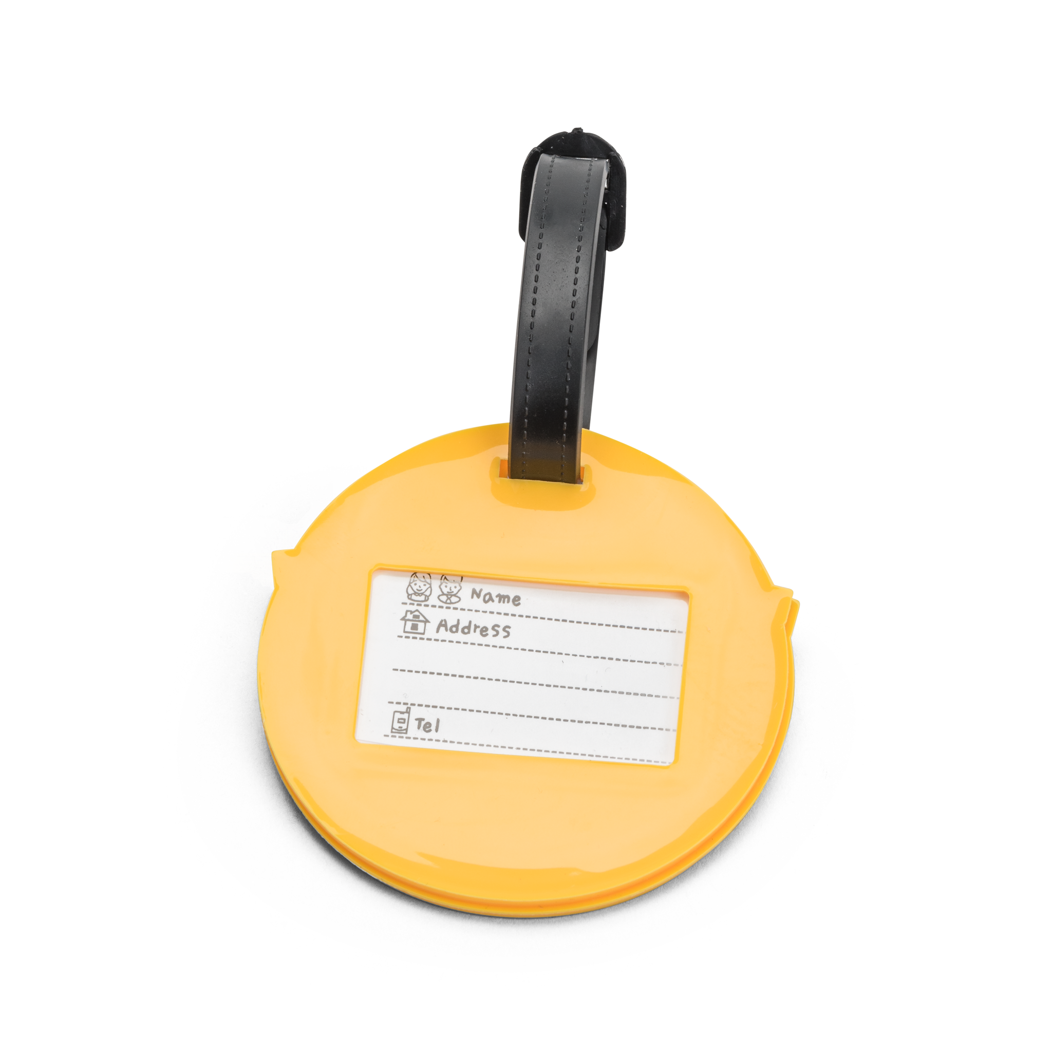 Bagasje merkelappe EMOJI SUNGLASSES - Gul