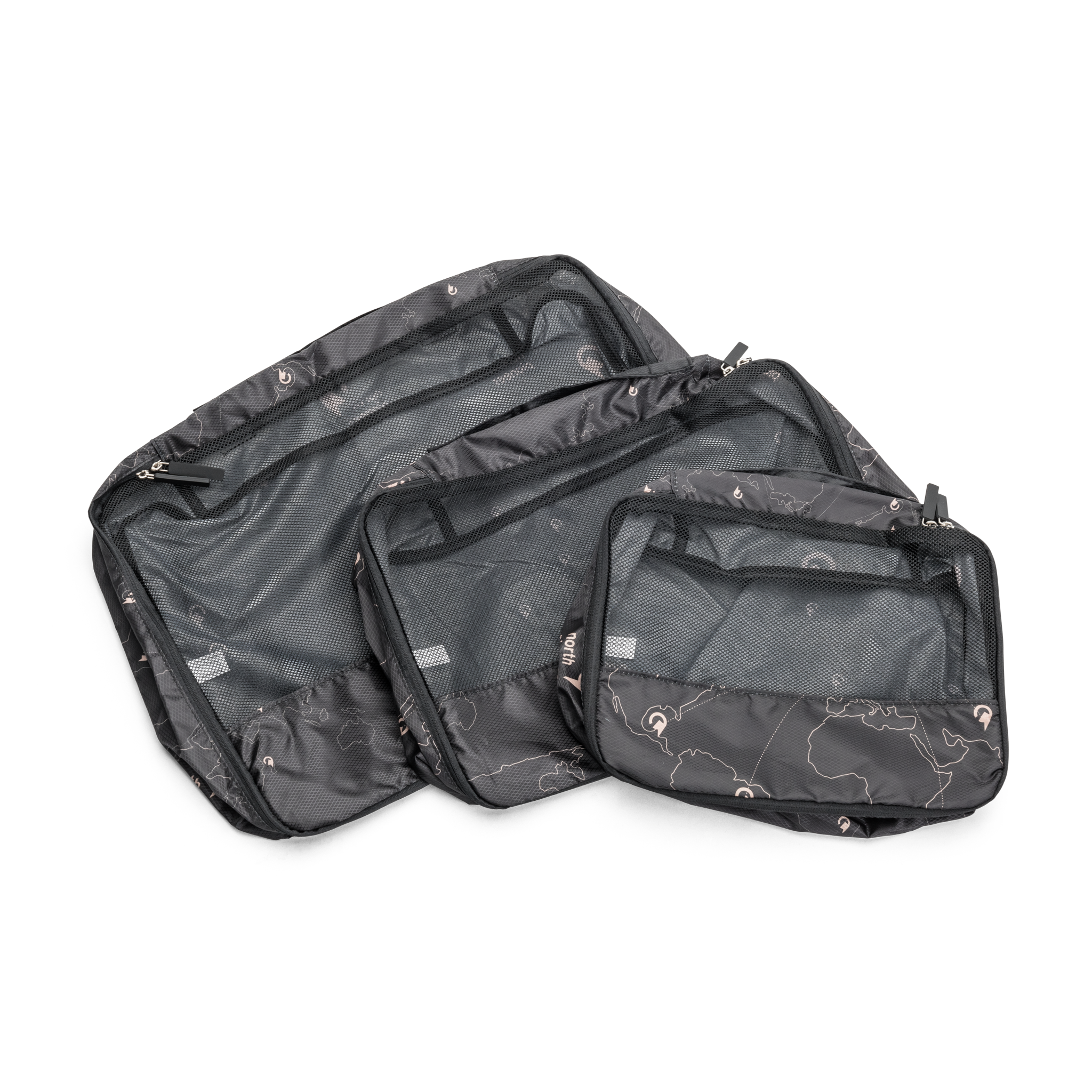 Pattern pakkekuber 3 pk - Svart