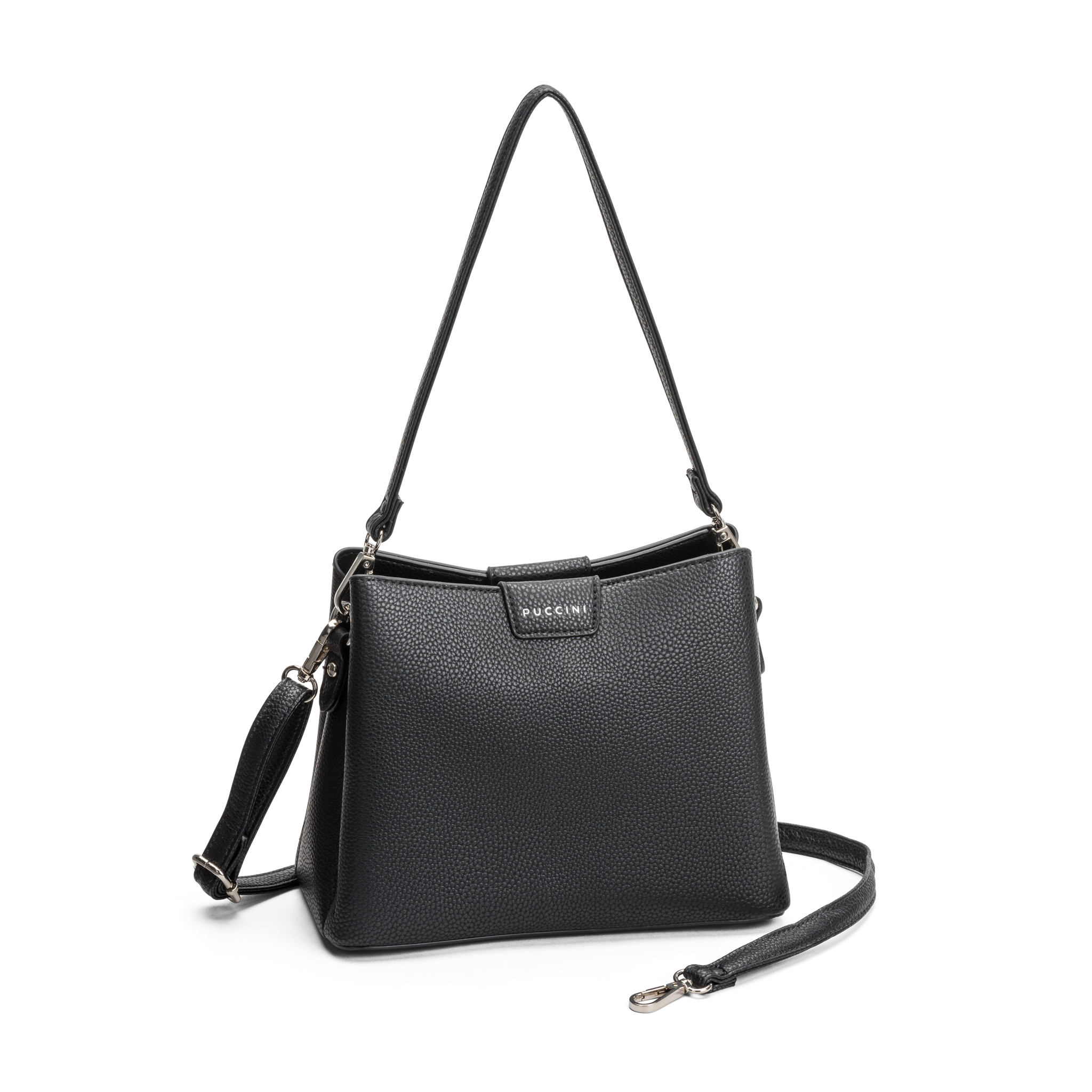 Anna skulderveske crossbody - Svart