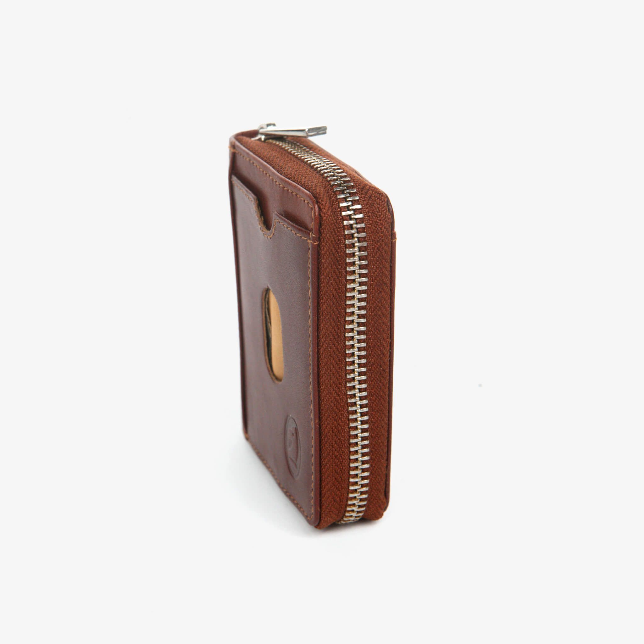 Kortholder skinn - Cognac