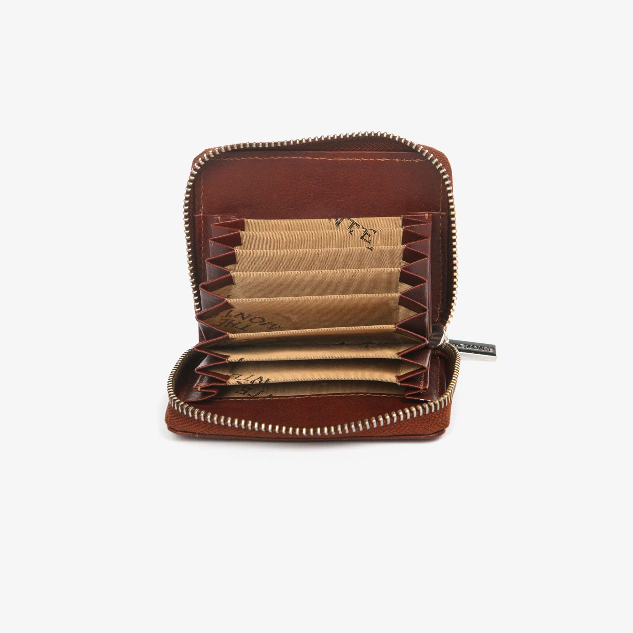 Kortholder skinn - Cognac