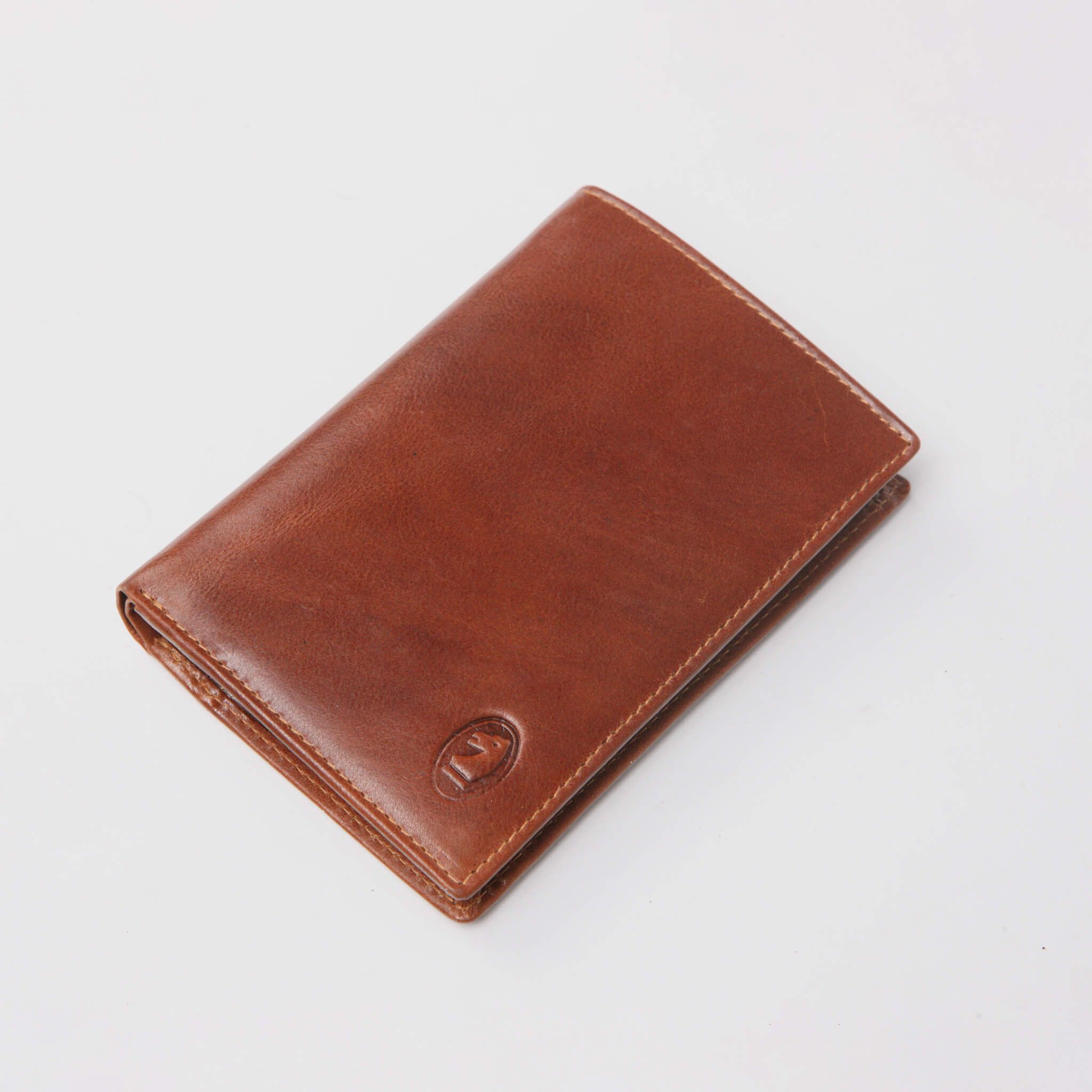 Lommebok skinn - Cognac