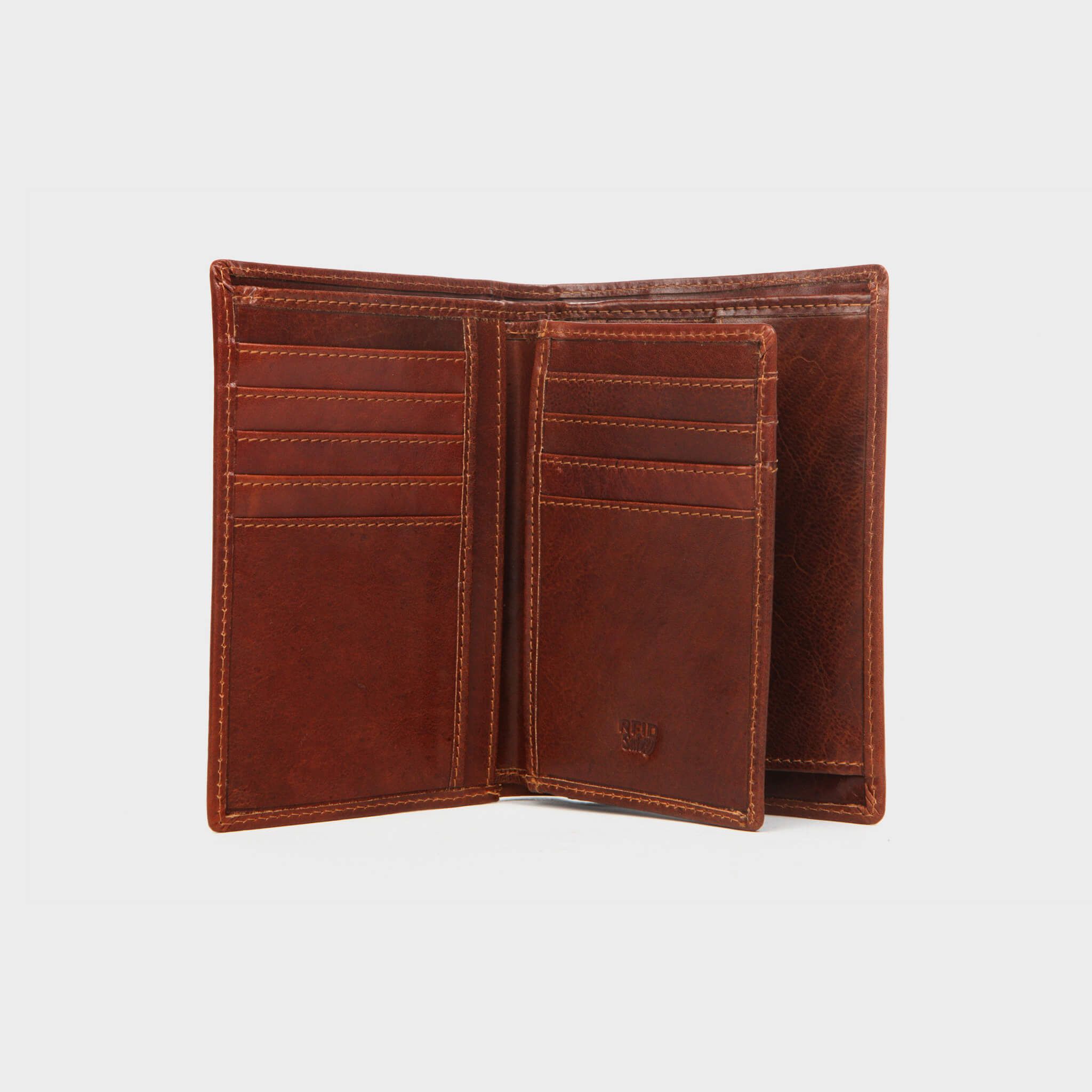 Lommebok skinn - Cognac