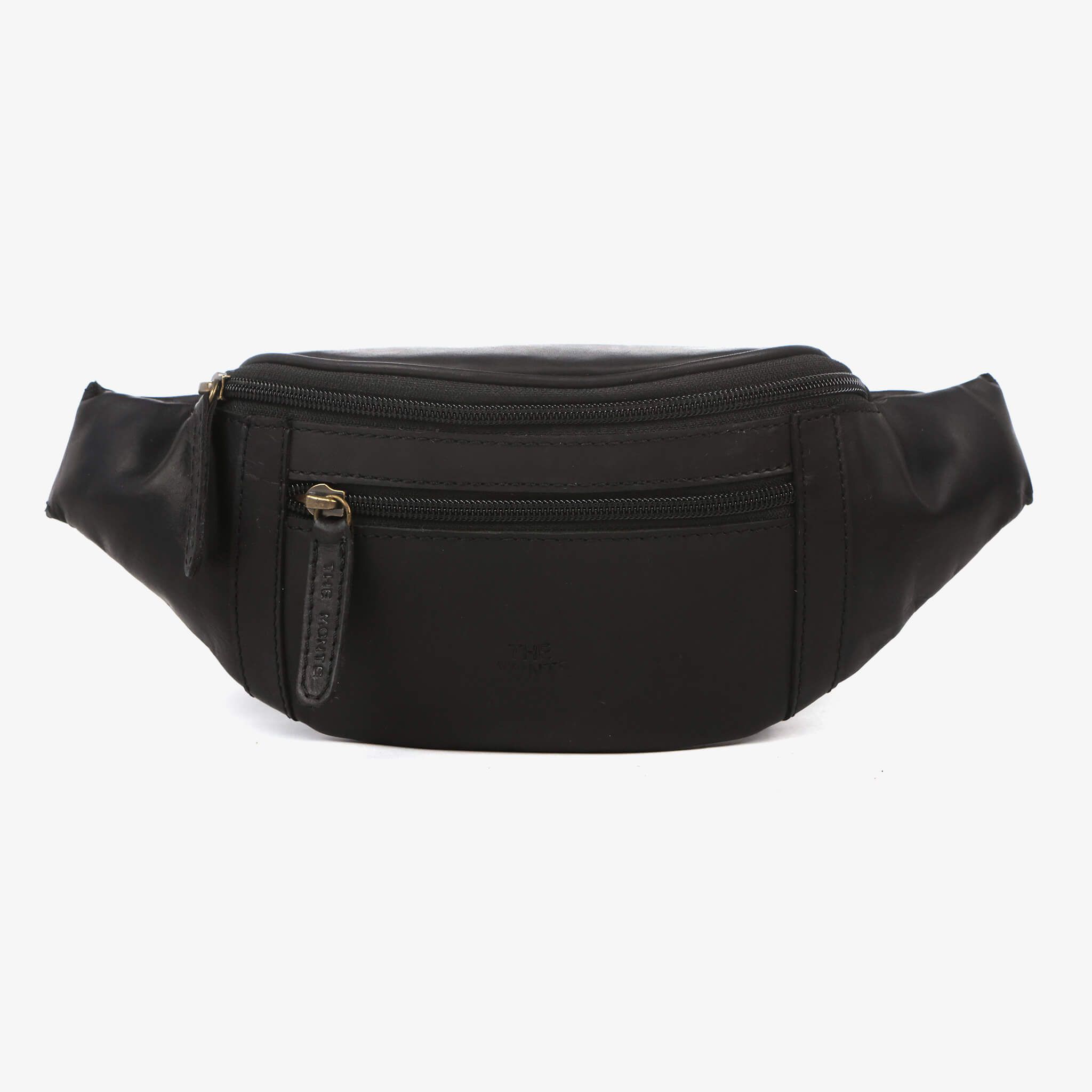 Midjeveske Bum Bag skinn - Svart