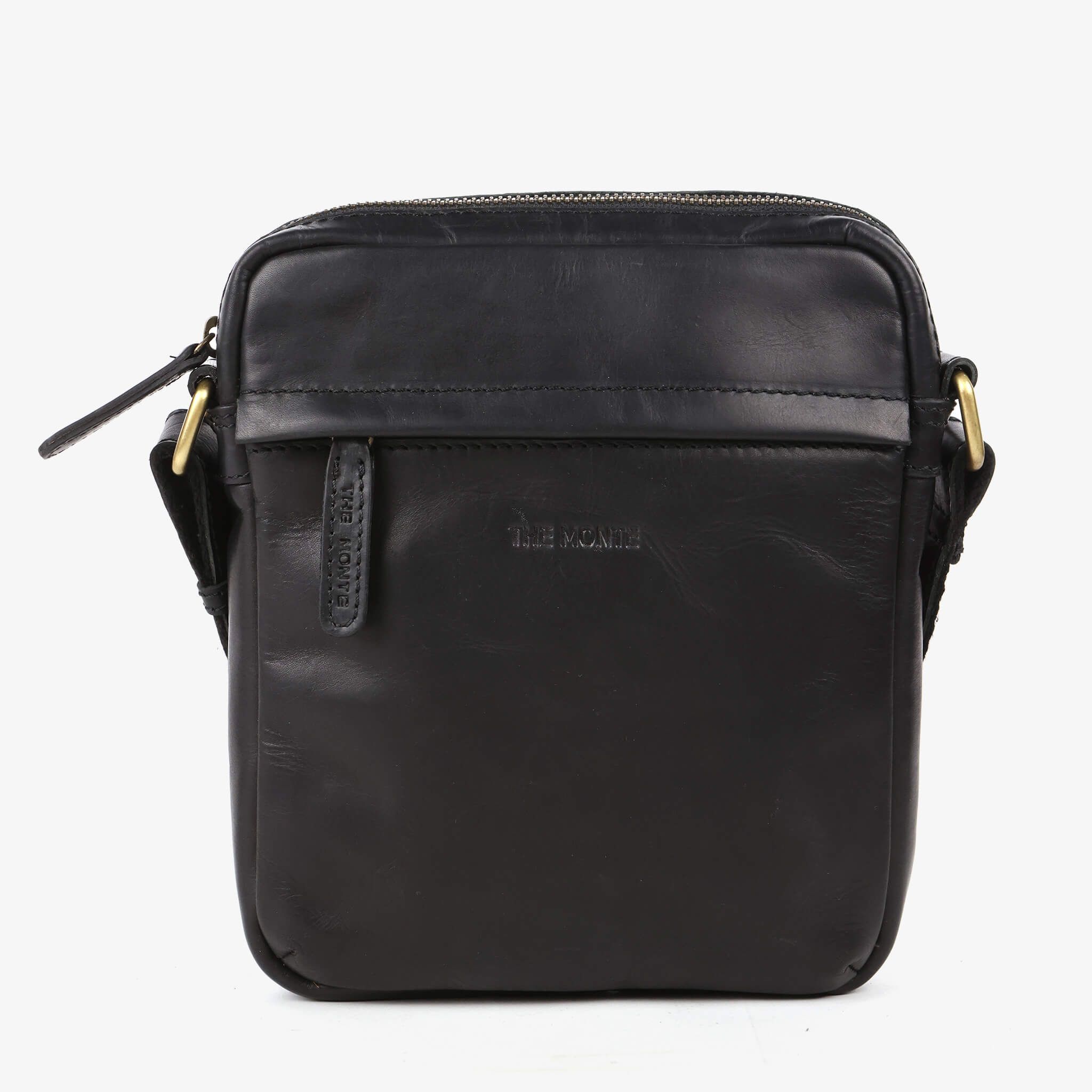 Veske Crossbody Small skinn - Svart