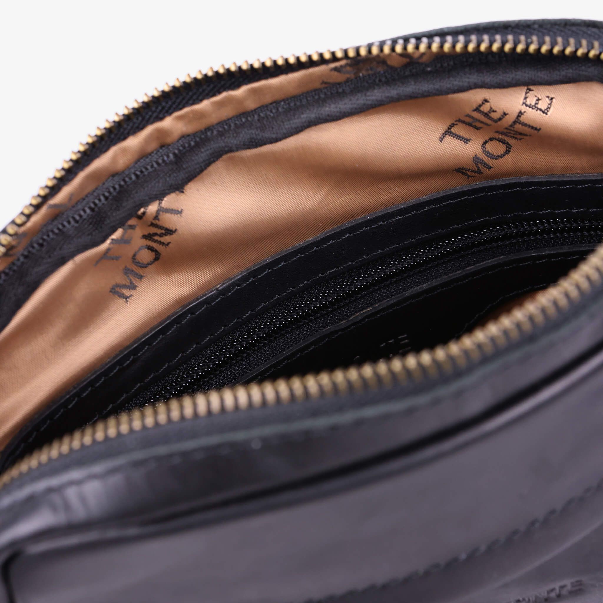 Veske Crossbody Small skinn - Svart
