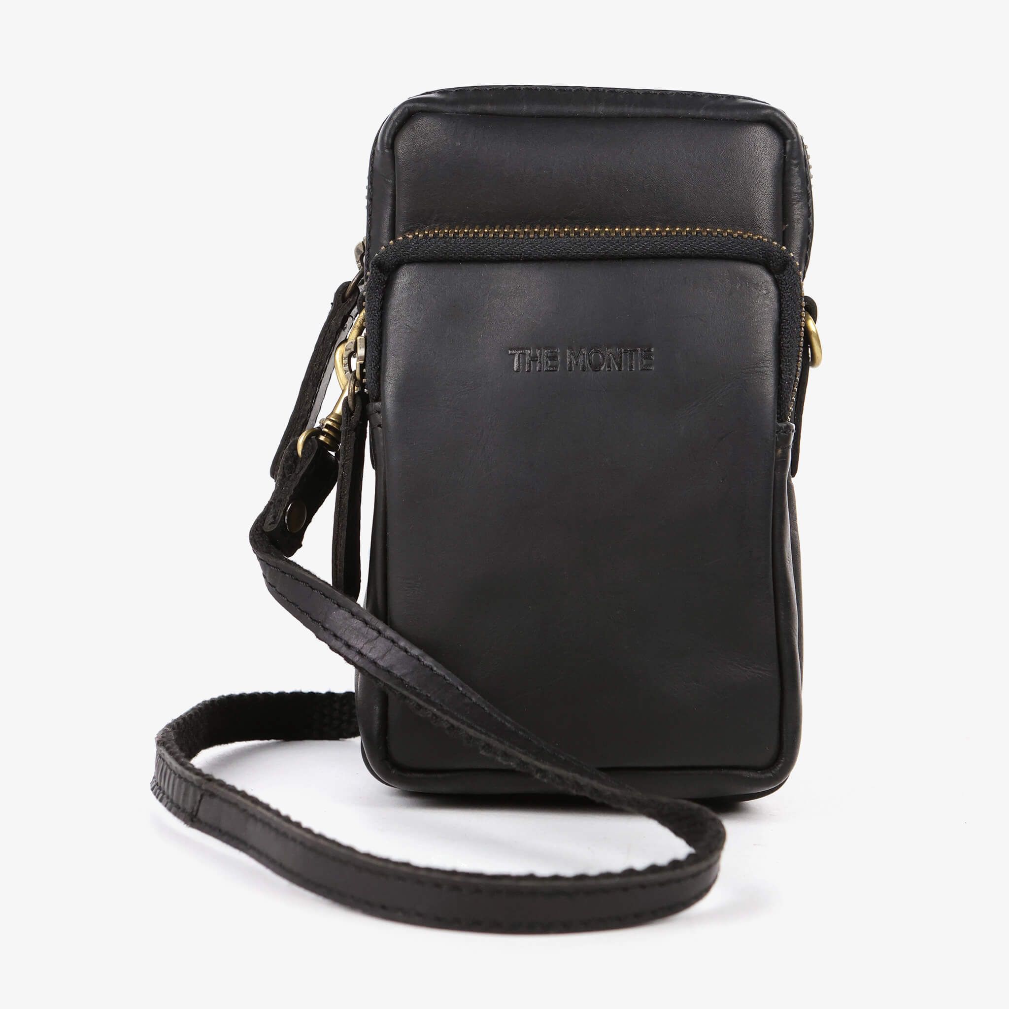 Veske Crossbody Small skinn - Svart