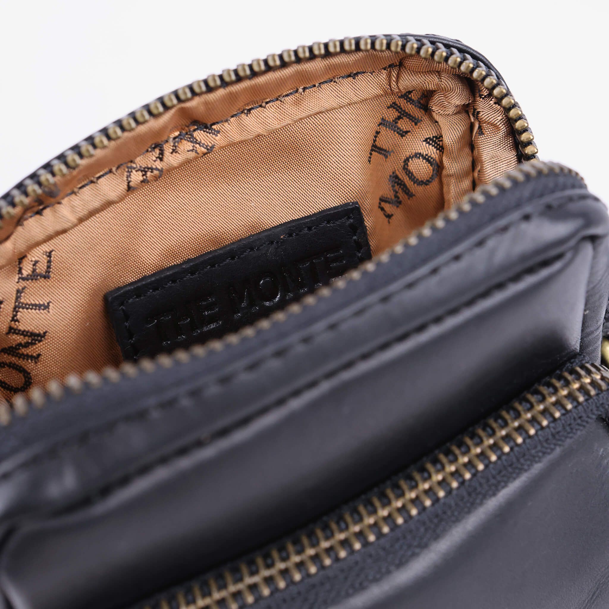 Veske Crossbody Small skinn - Svart
