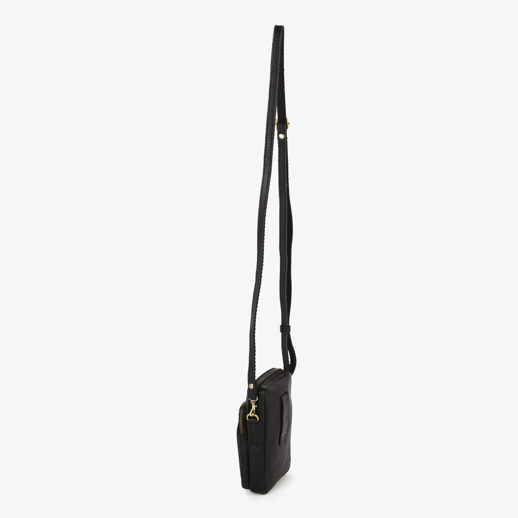 Veske Crossbody Small skinn - Svart
