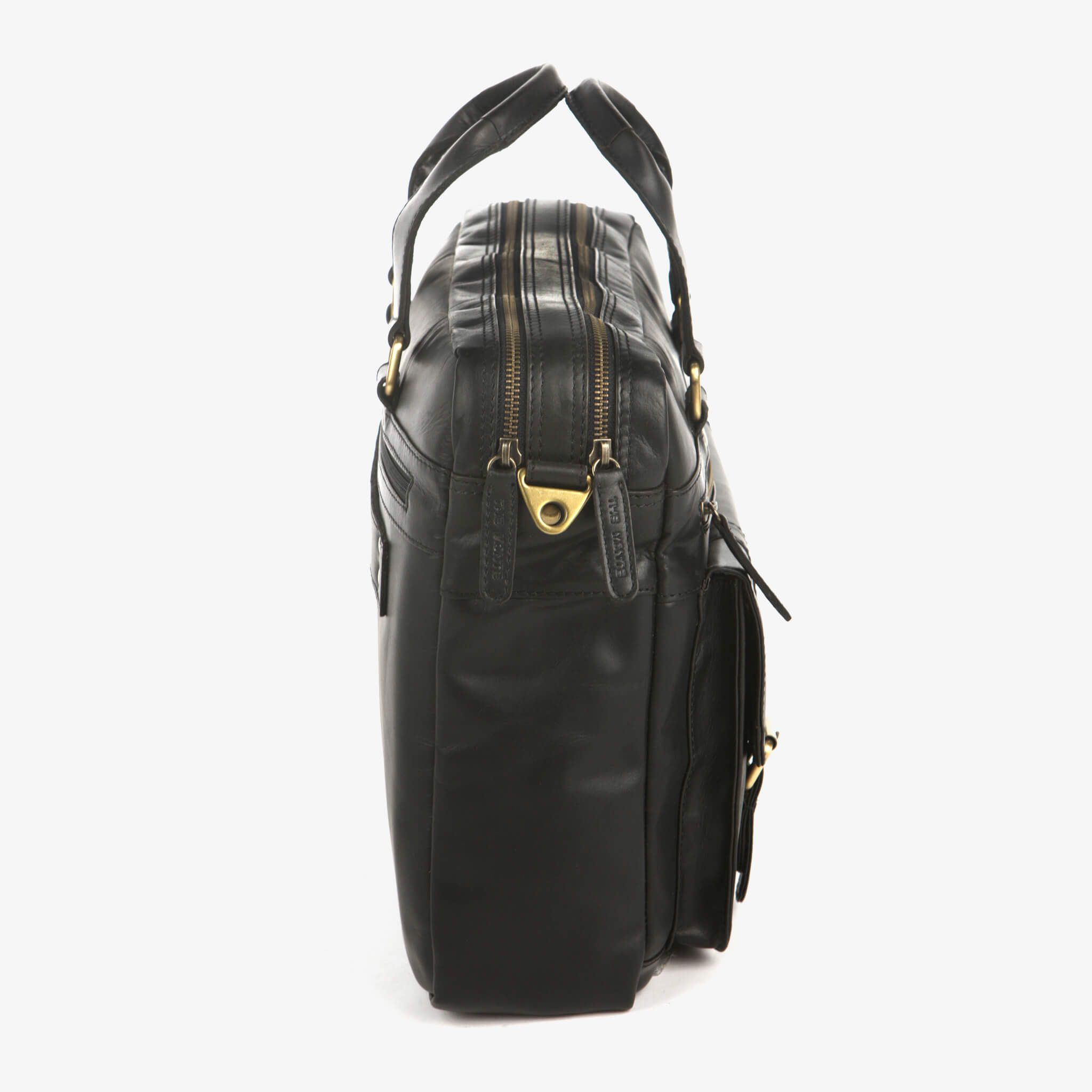 PC-veske Briefcase 13,3" skinn - Svart