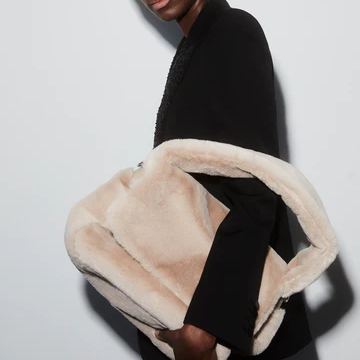 Day Fluffy Fur Handy Big - Rosered