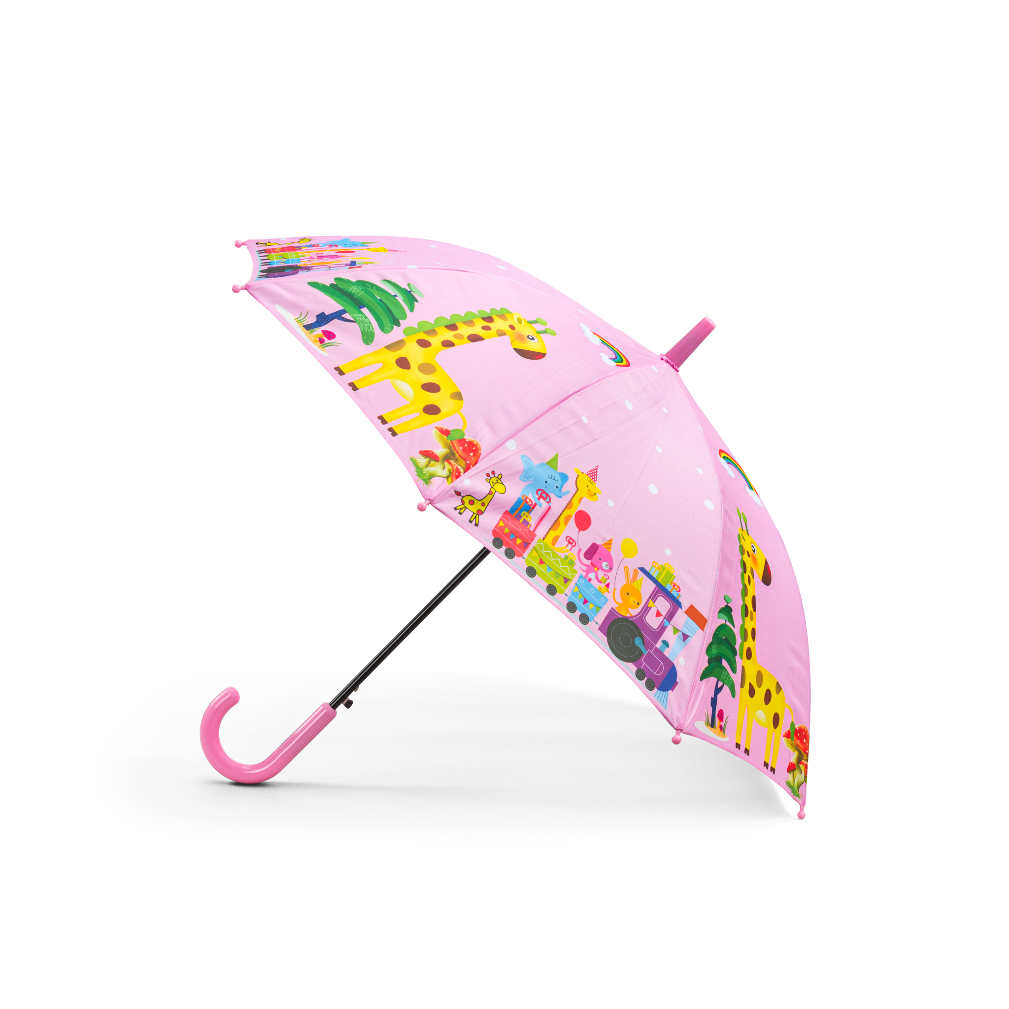Drops barneparaply m/barnemotiv - Rosa